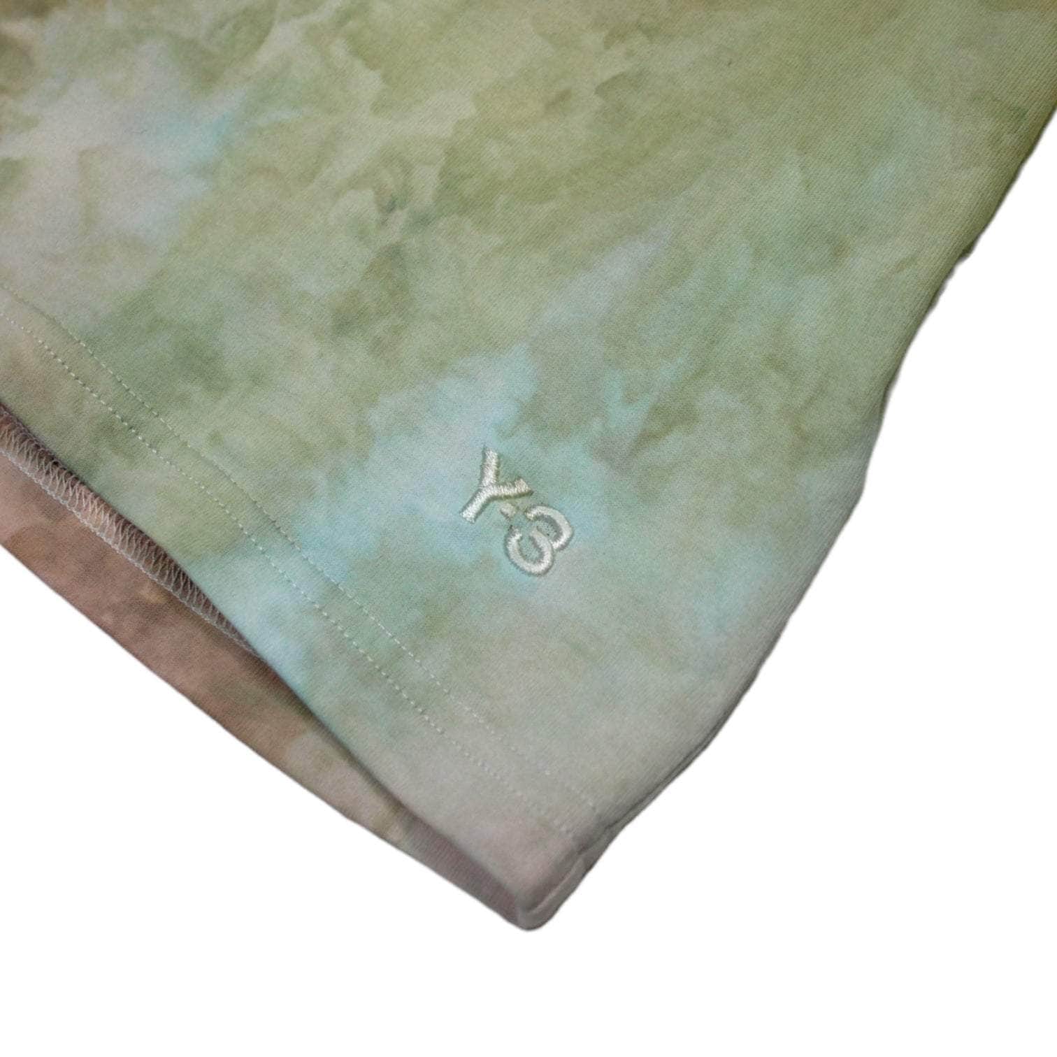 Adidas Y-3 Peach & Green Tie Dye T-Shirt