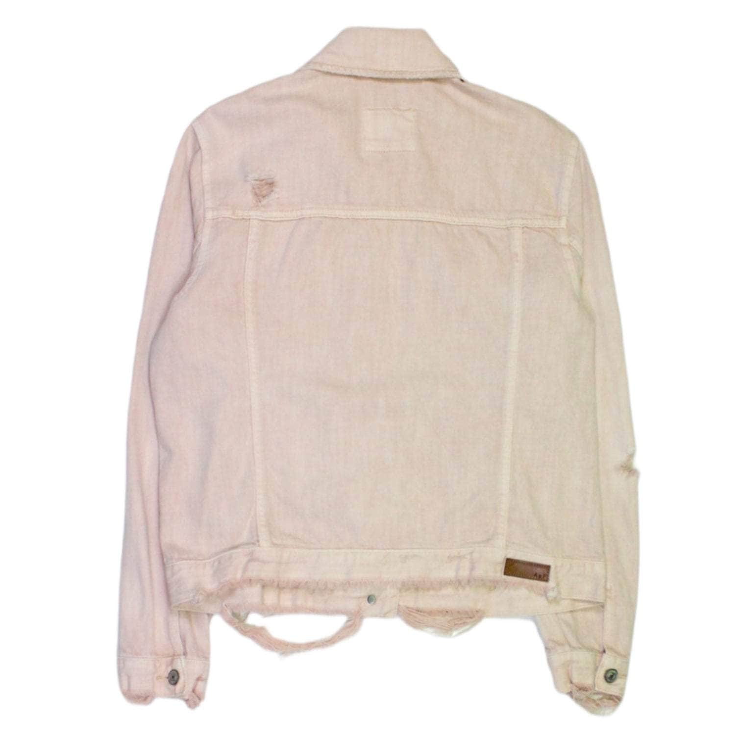 Abercrombie & Fitch Pink Denim Jeans Jacket