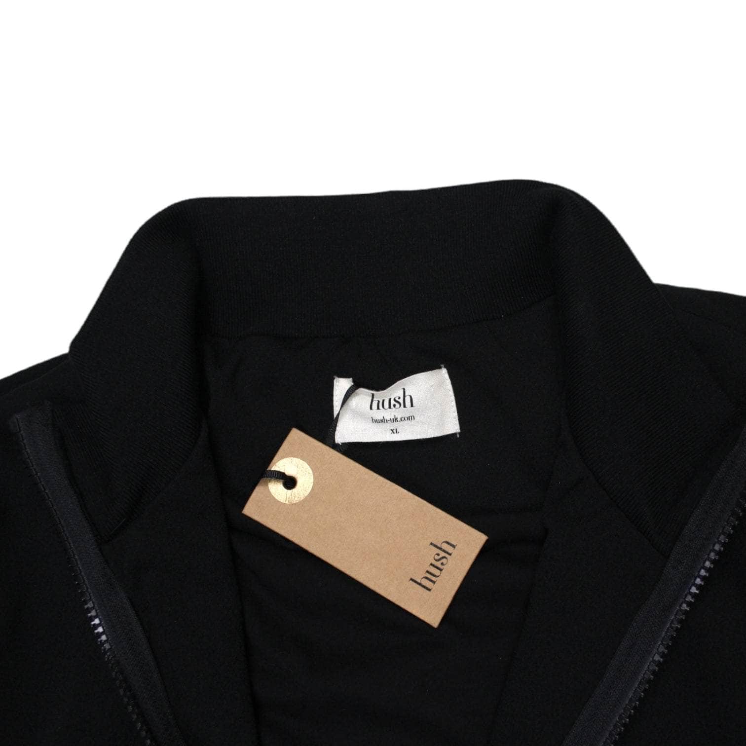 Hush Black Bomber Jacket