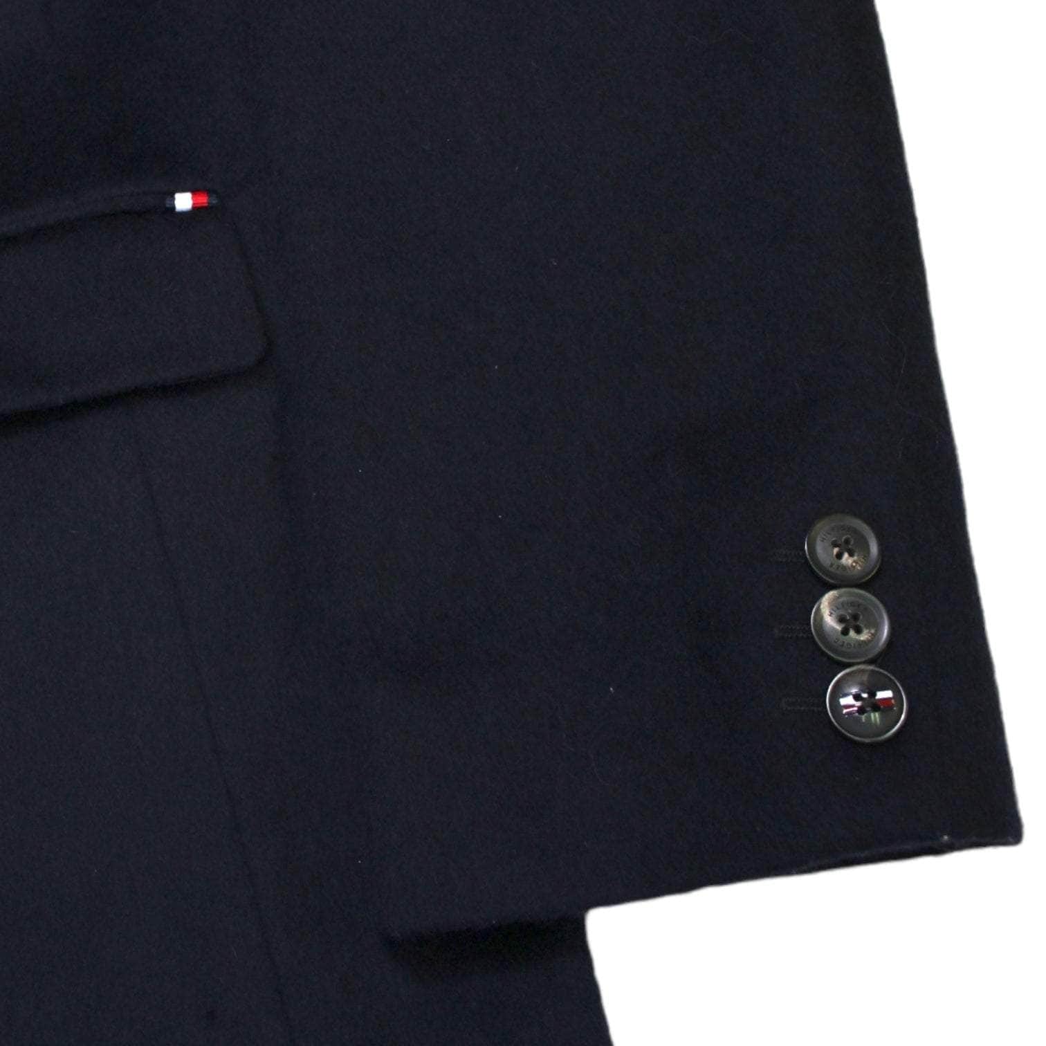 Tommy Hilfiger Navy 3/4 Wool Coat