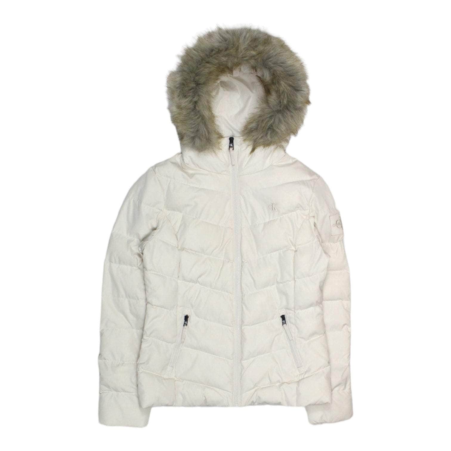 Calvin Klein Faux Fur Hooded Jacket Shop from Crisis Online