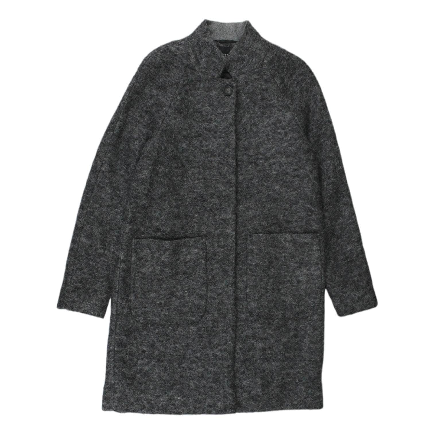 Selected Femme Grey Textured Long Coat