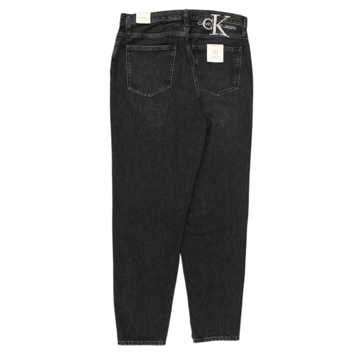 Calvin Klein Black Washed Mom Jeans