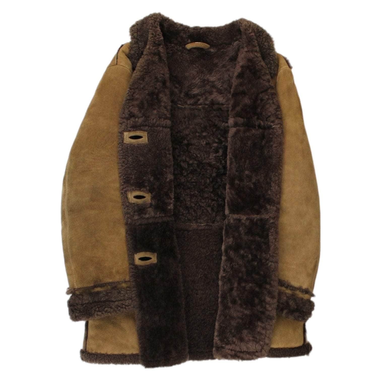 Vintage Brown Sheepskin Jacket