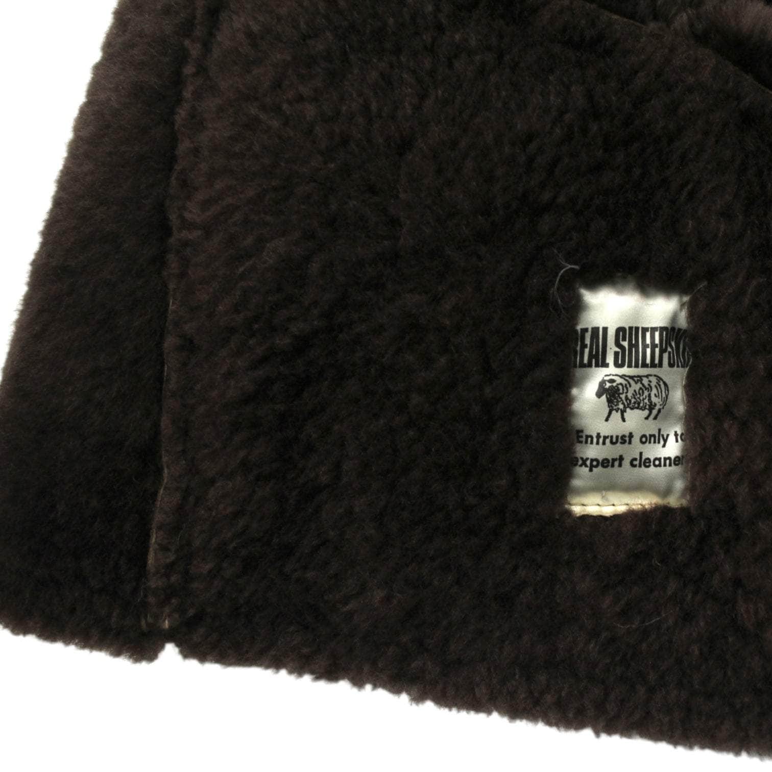 Vintage Brown Sheepskin Jacket