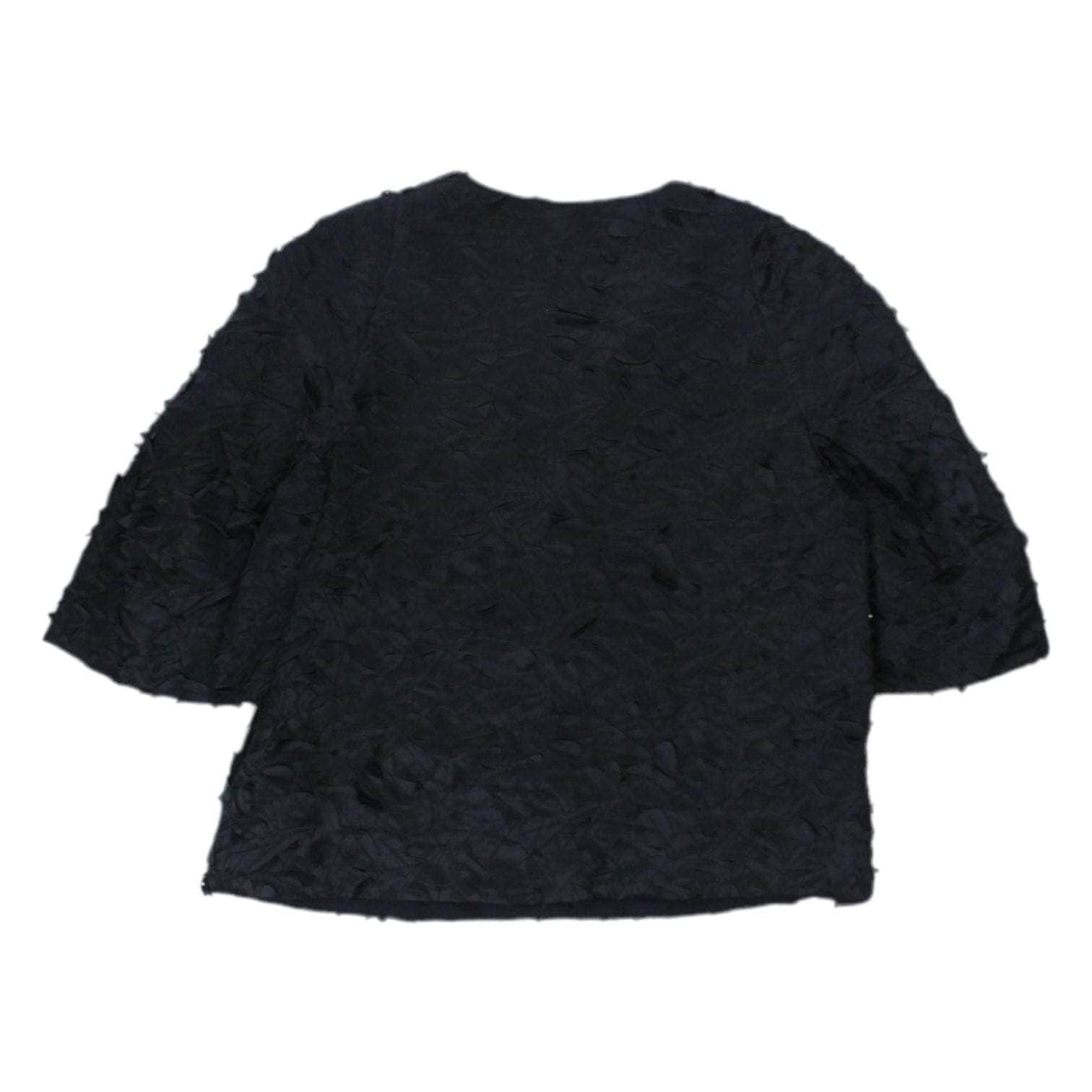 COS Black Laser Cut & Stitch Top