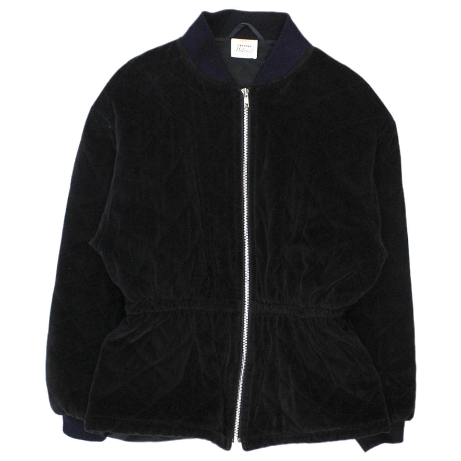Vintage Topshop Quilted Velour Jacket