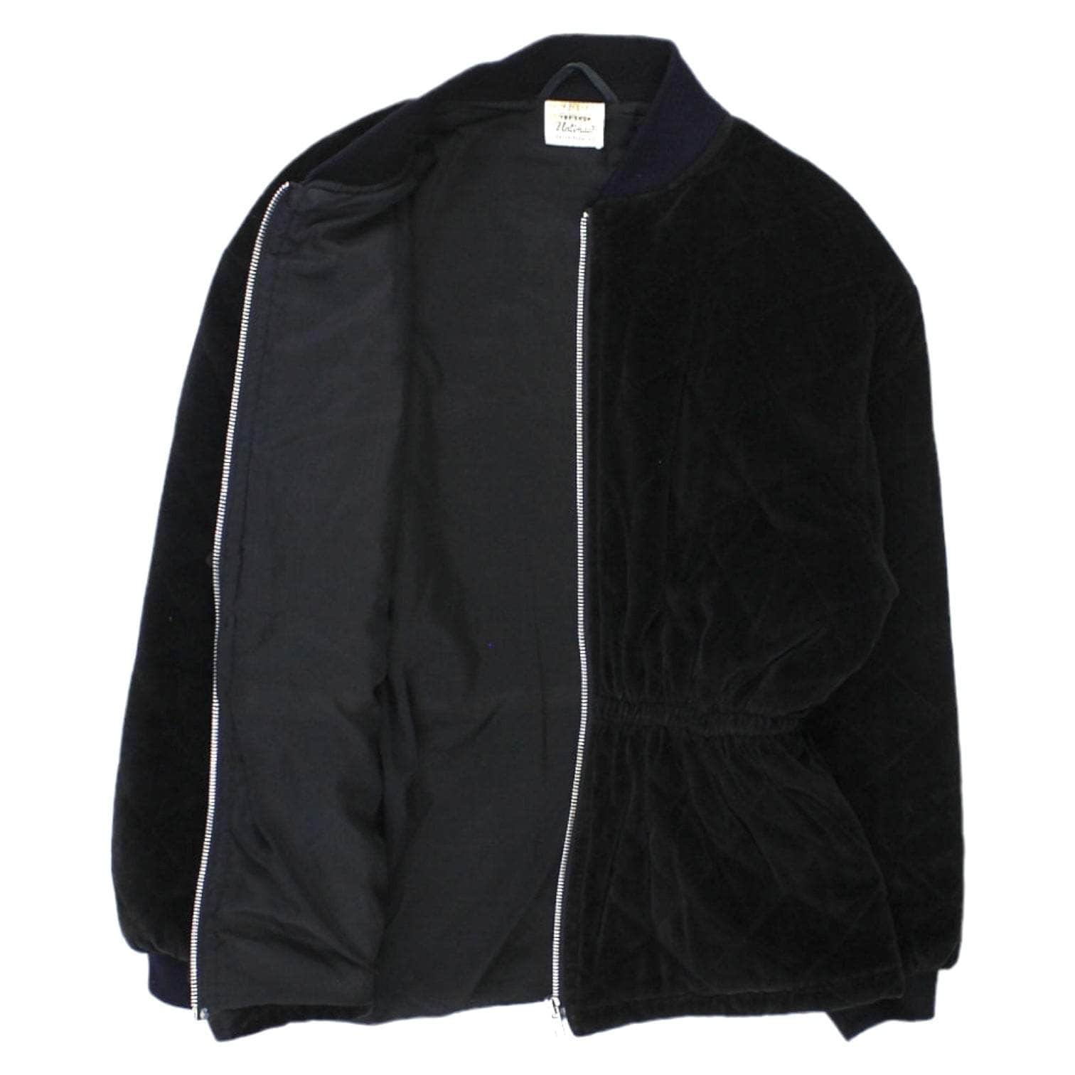 Vintage Topshop Quilted Velour Jacket