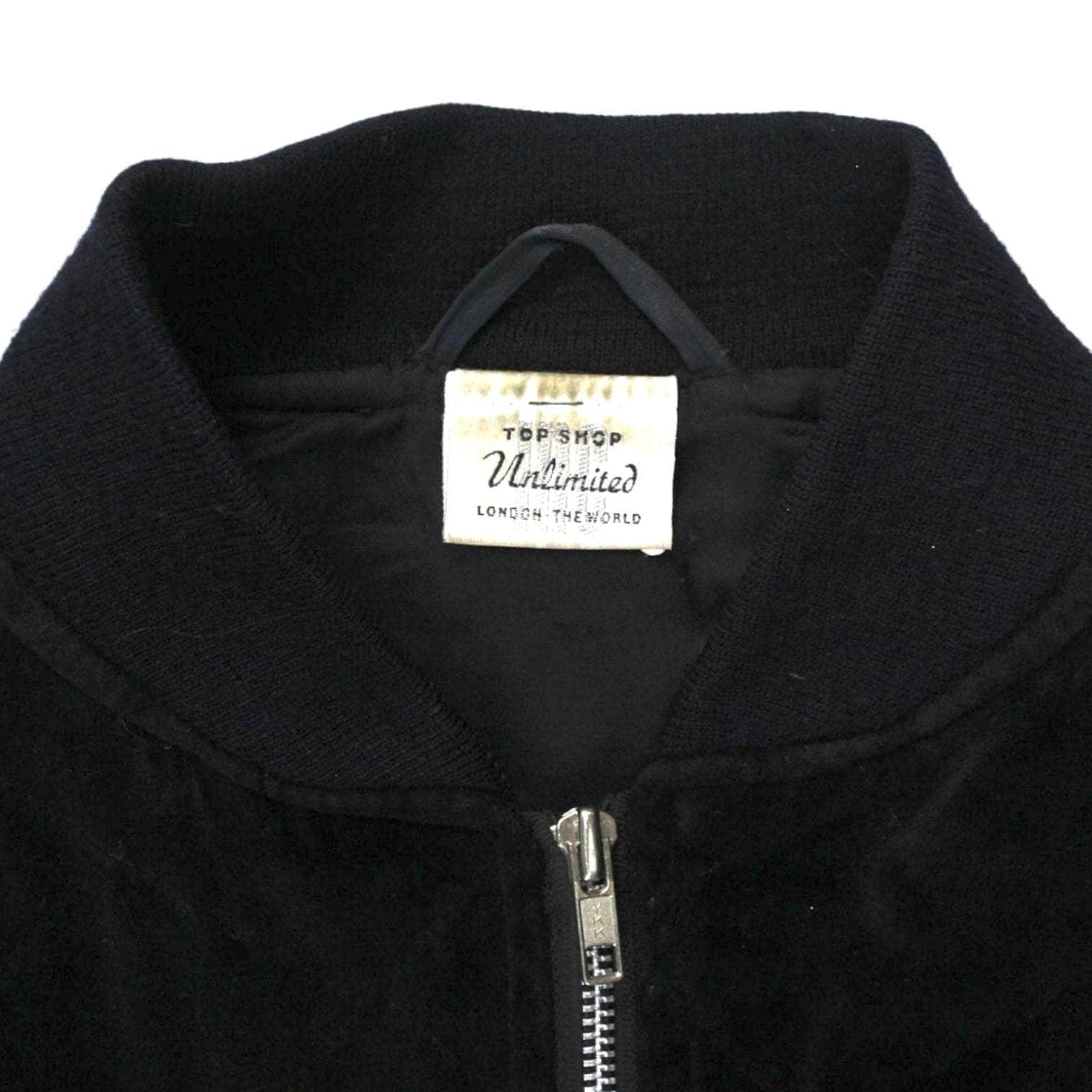 Vintage Topshop Quilted Velour Jacket
