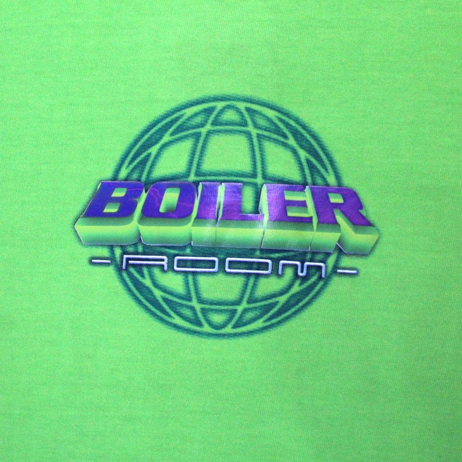 Boiler Room Lime Globe Logo T-Shirt