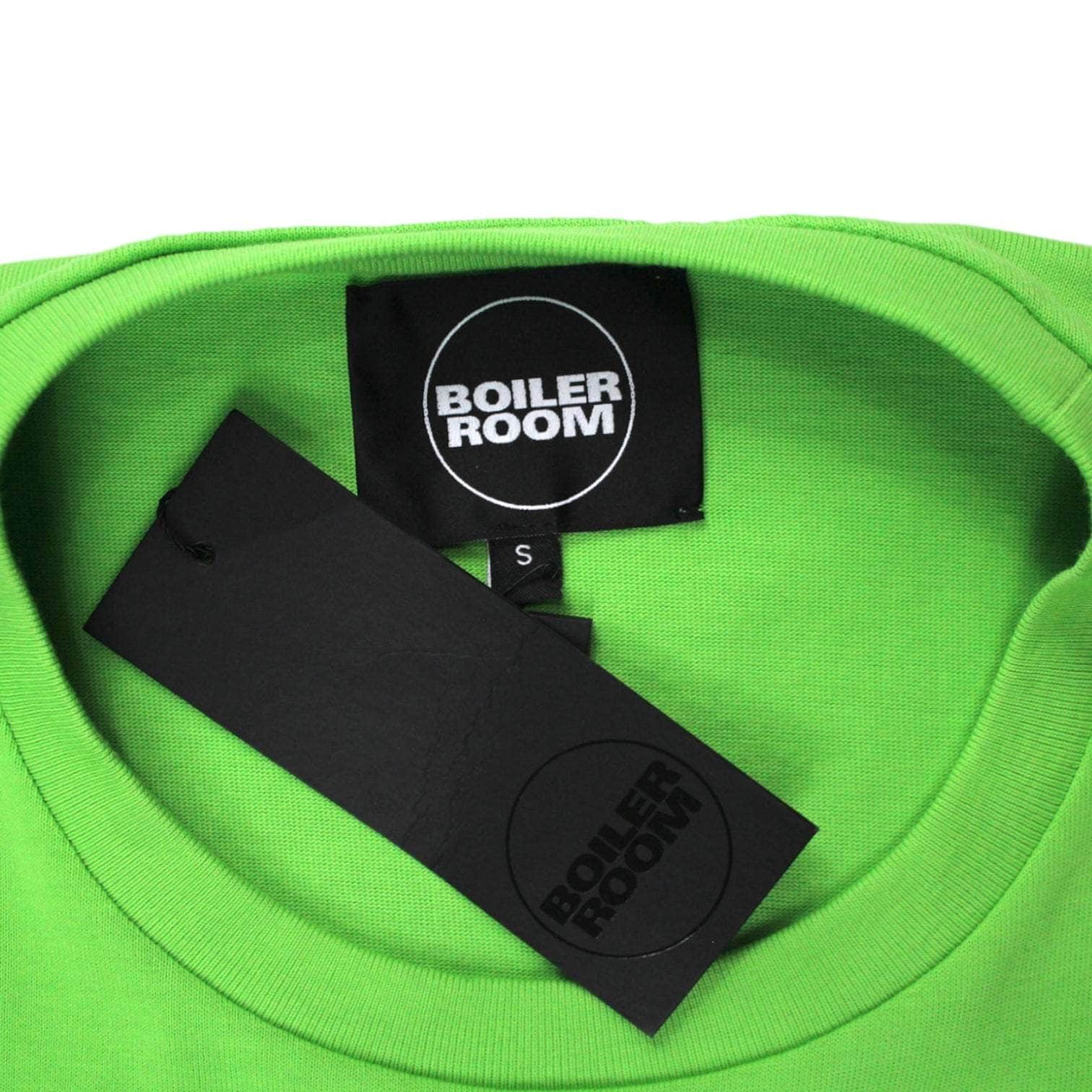 Boiler Room Lime Globe Logo T-Shirt