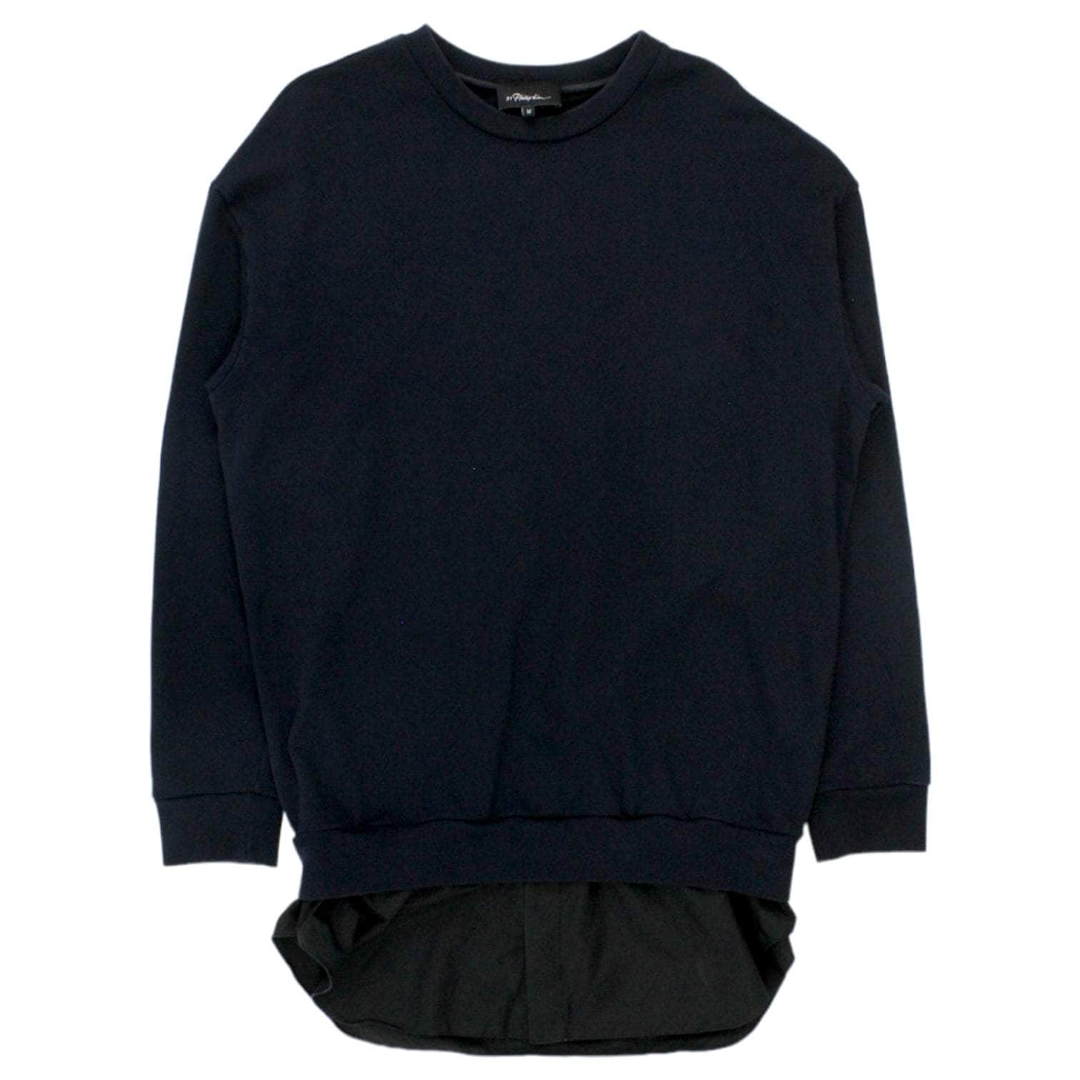3-1 Phillip Lim Black Sweat Shirt Dress
