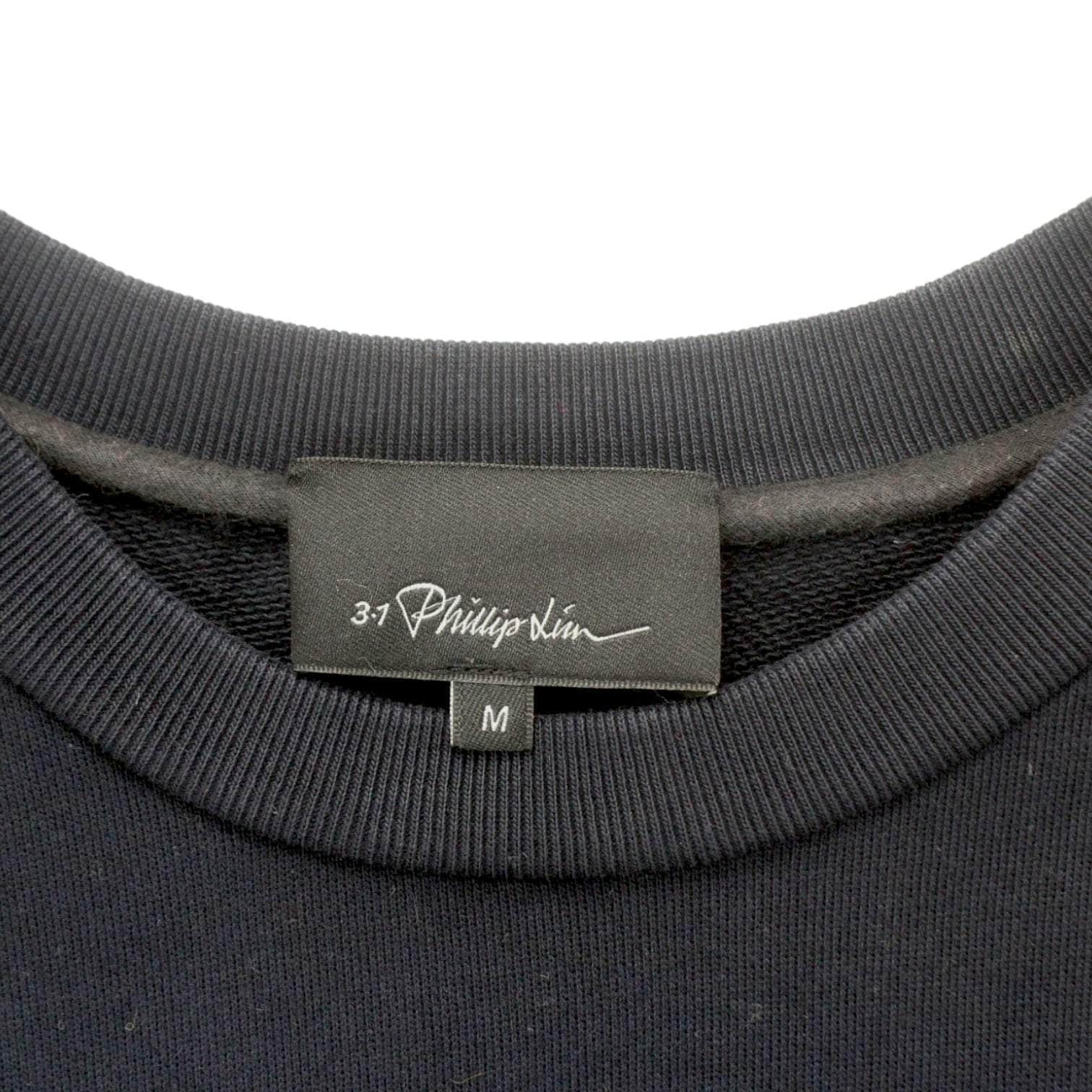 3-1 Phillip Lim Black Sweat Shirt Dress