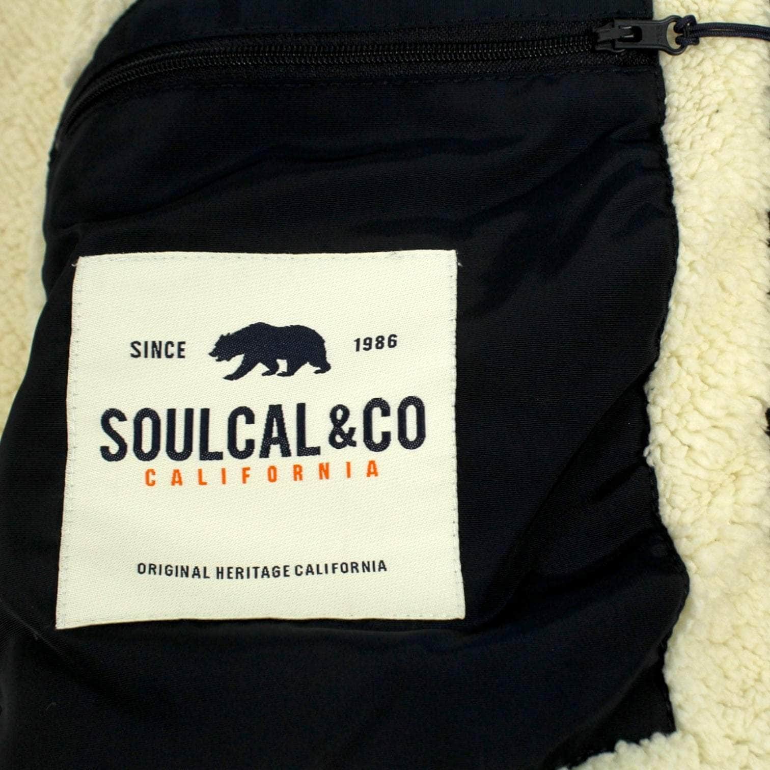 SOULCAL & CO Navy Fleece Lined Jacket