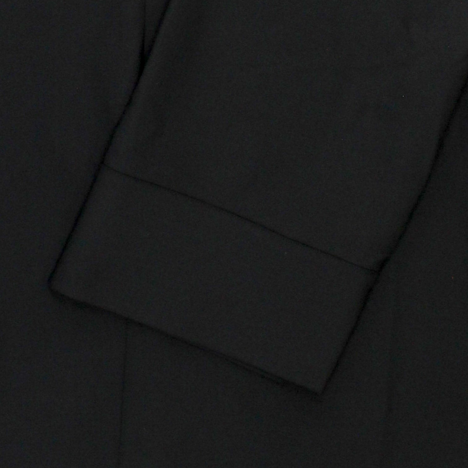 Studio Nicholson Black Split Sleeve Top