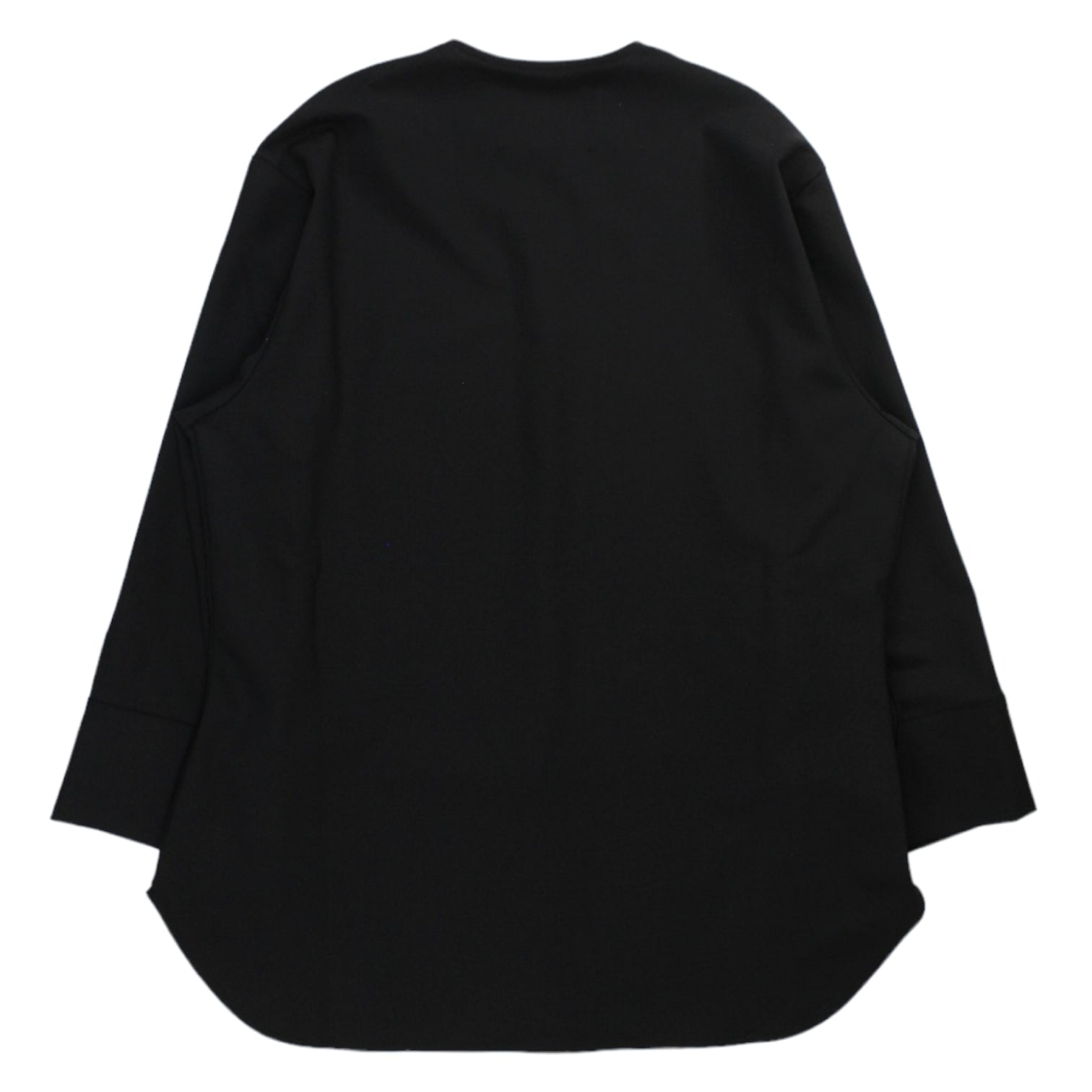 Studio Nicholson Black Split Sleeve Top