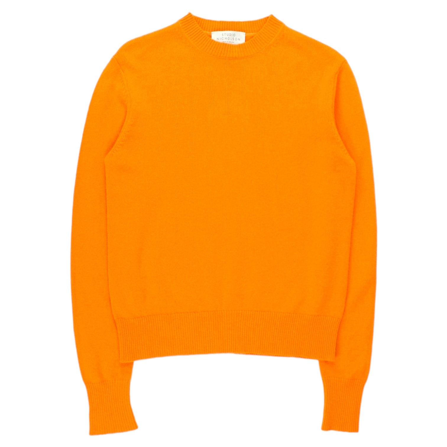 Studio Nicholson Orange Twisted Wool Jumper