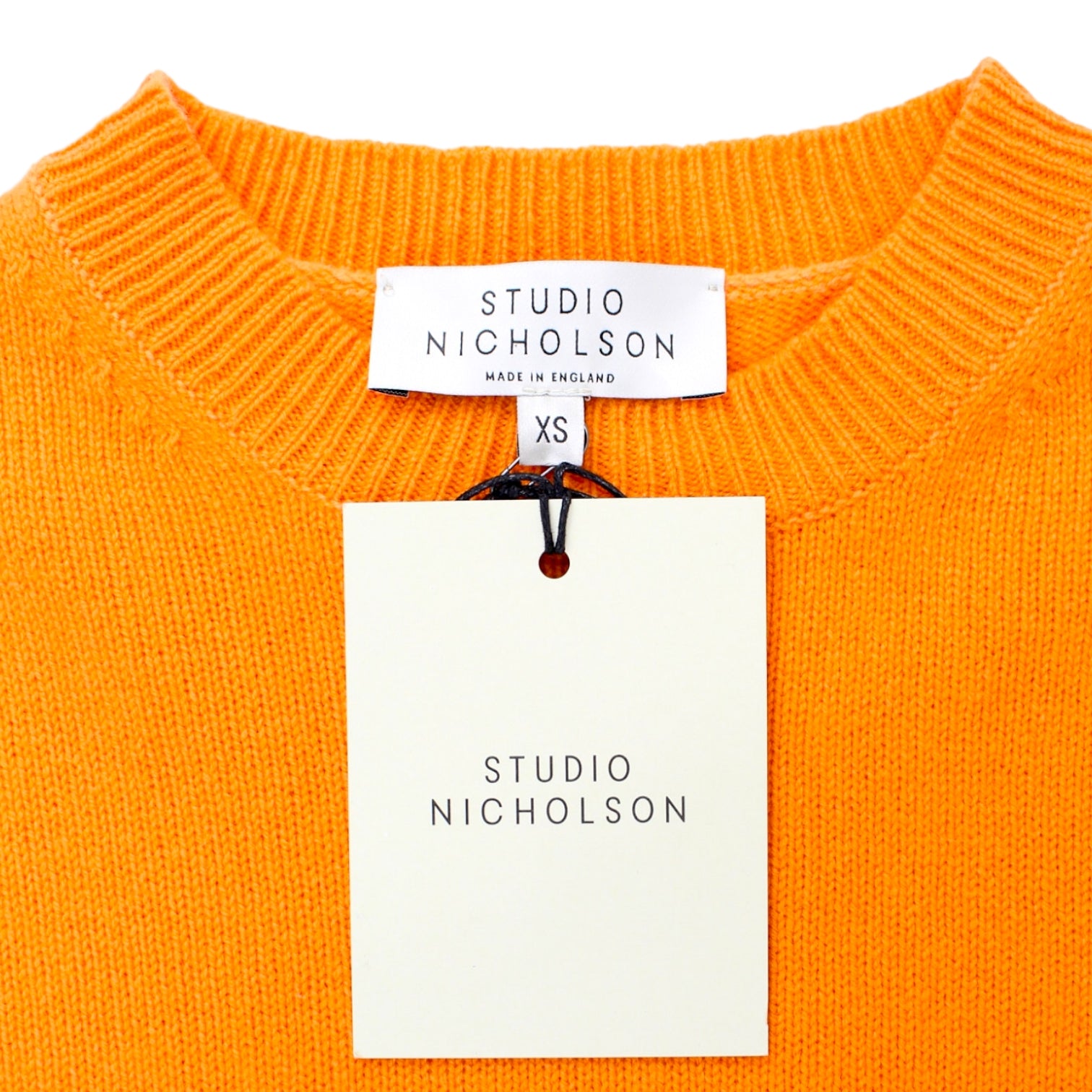 Studio Nicholson Orange Twisted Wool Jumper