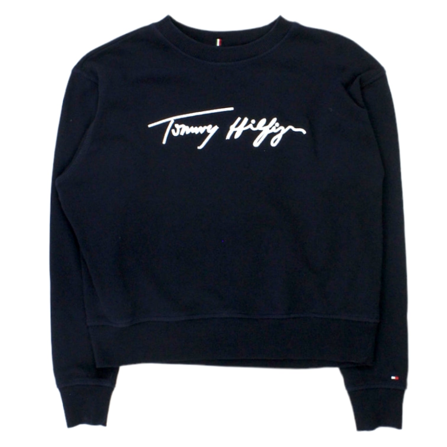 Tommy Hilfiger Navy Cropped Sweatshirt