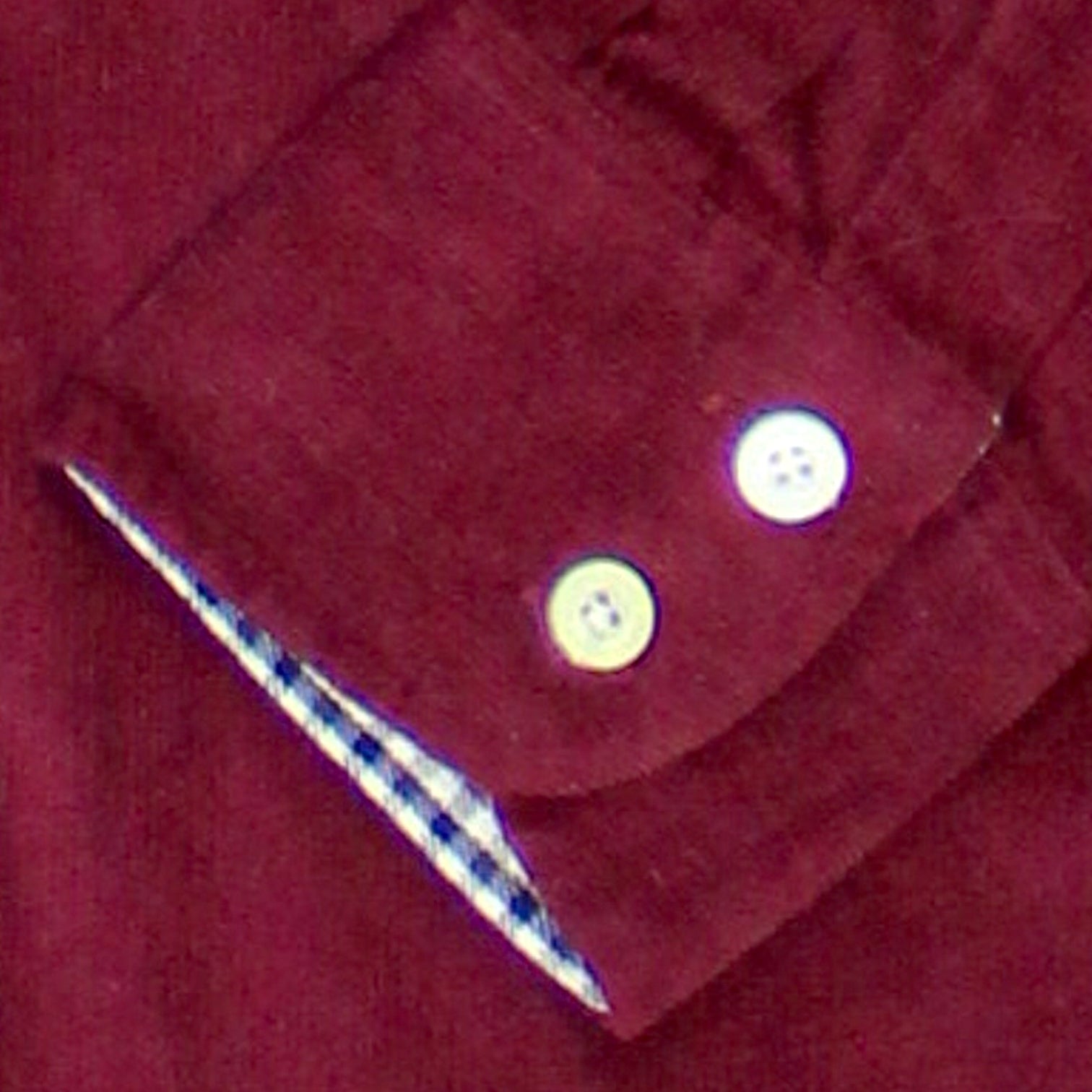Aquascutum Wine Corduroy Shirt