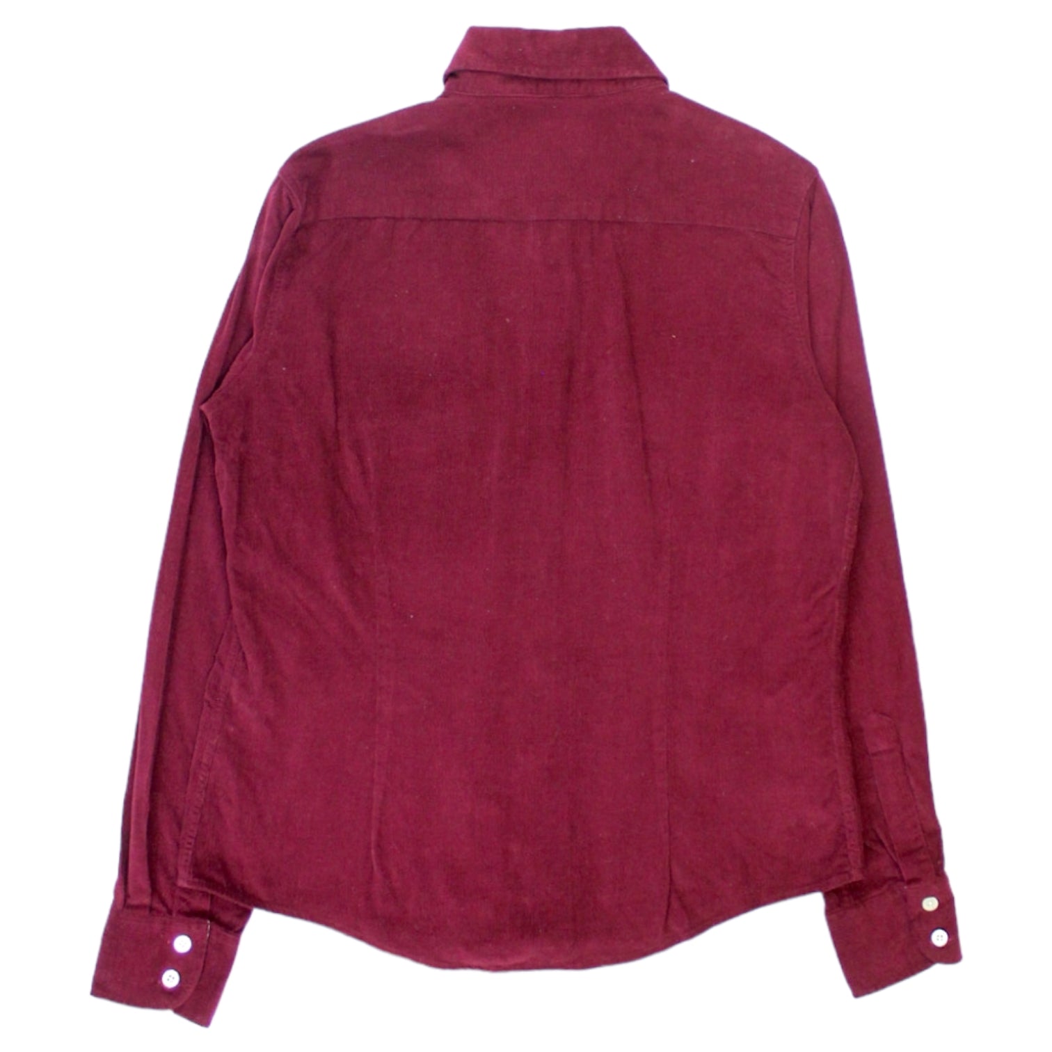 Aquascutum Wine Corduroy Shirt