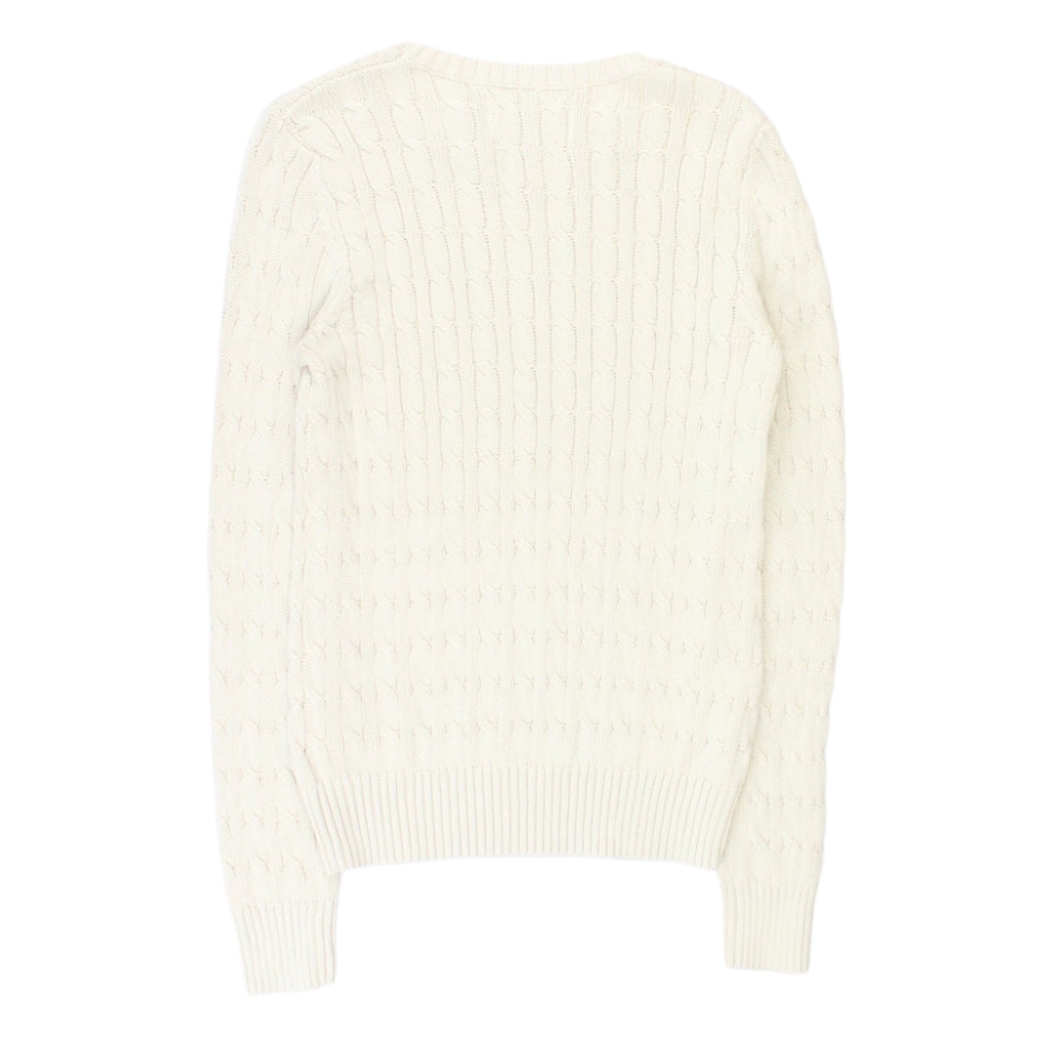 Calvin Klein Jeans Cream Cable Knit Jumper