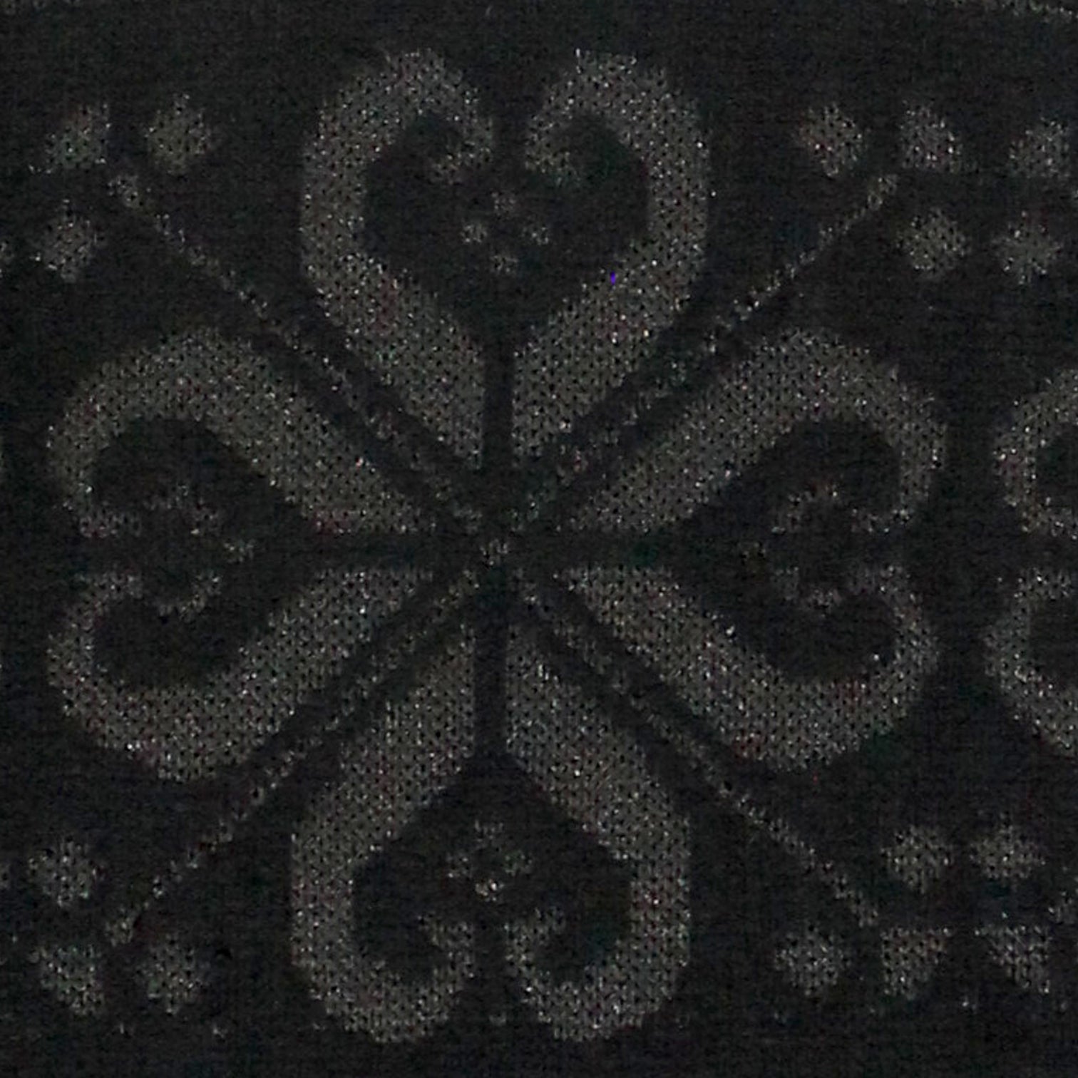 Ralph Lauren Black Lurex Roll Neck Jumper