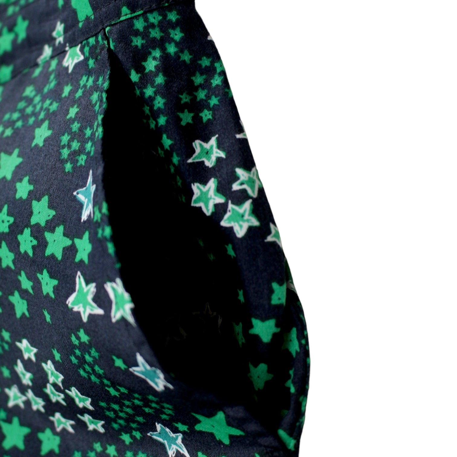 Hush Green Star Cotton Pyjama's