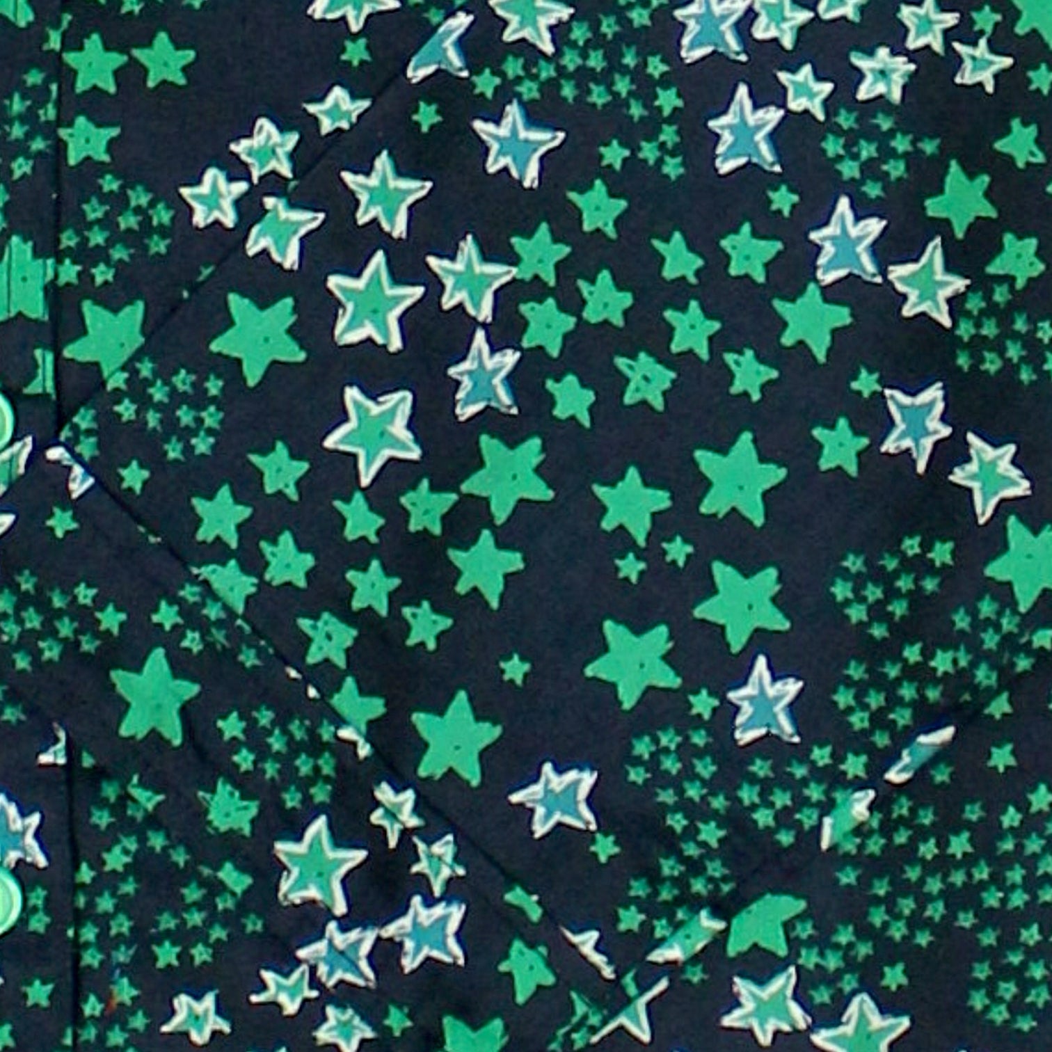 Hush Green Star Cotton Pyjama's