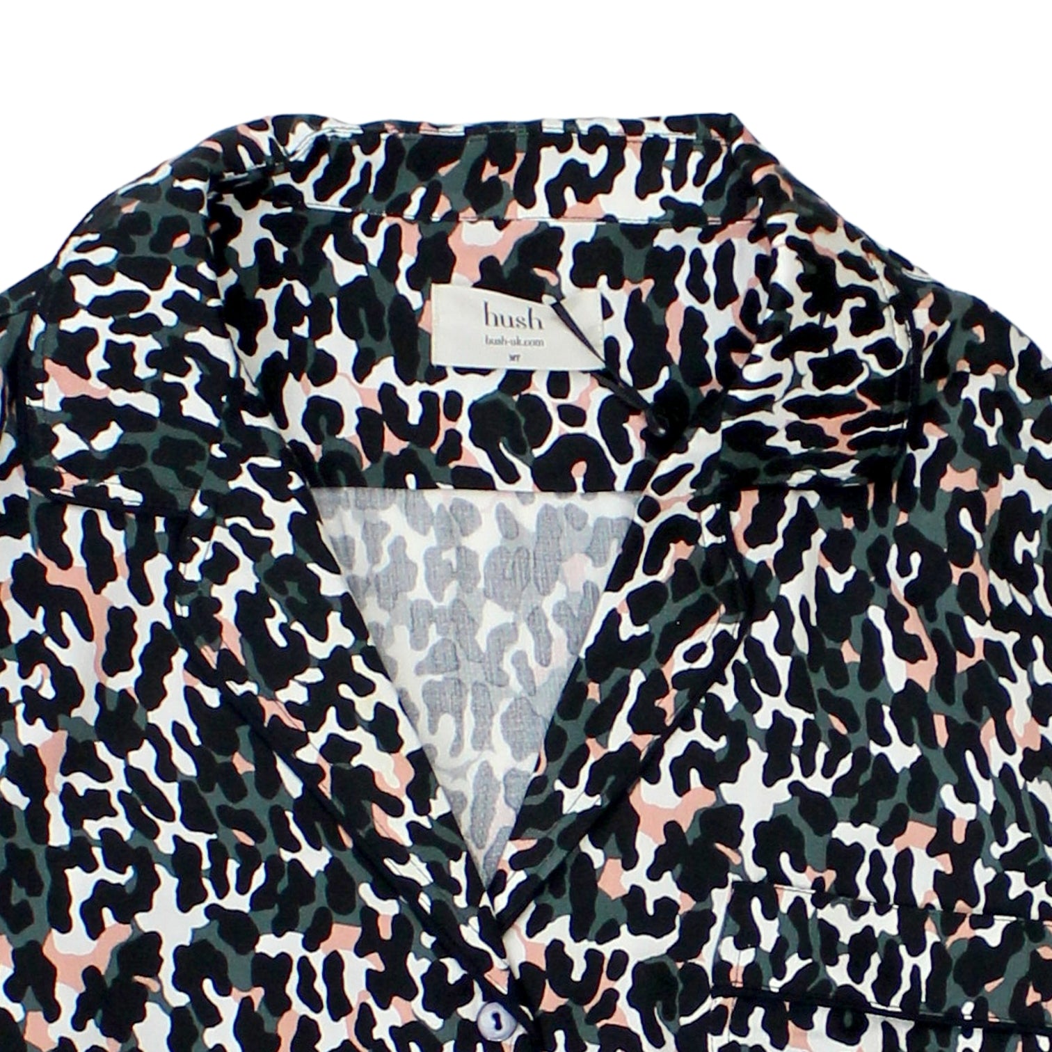 Hush Cream Camo Leopard Printed Shirt