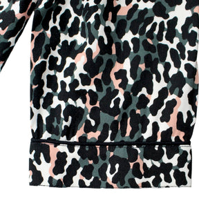Hush Cream Camo Leopard Printed Shirt