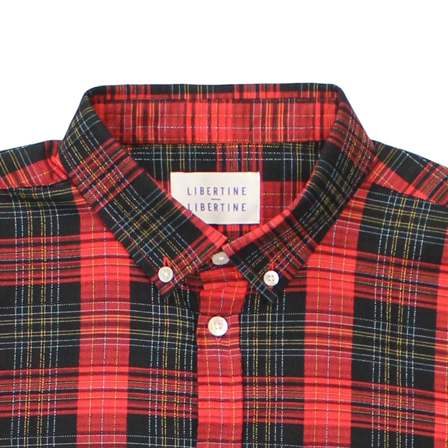 Libertine-Libertine Red Plaid "Hunter" Shirt