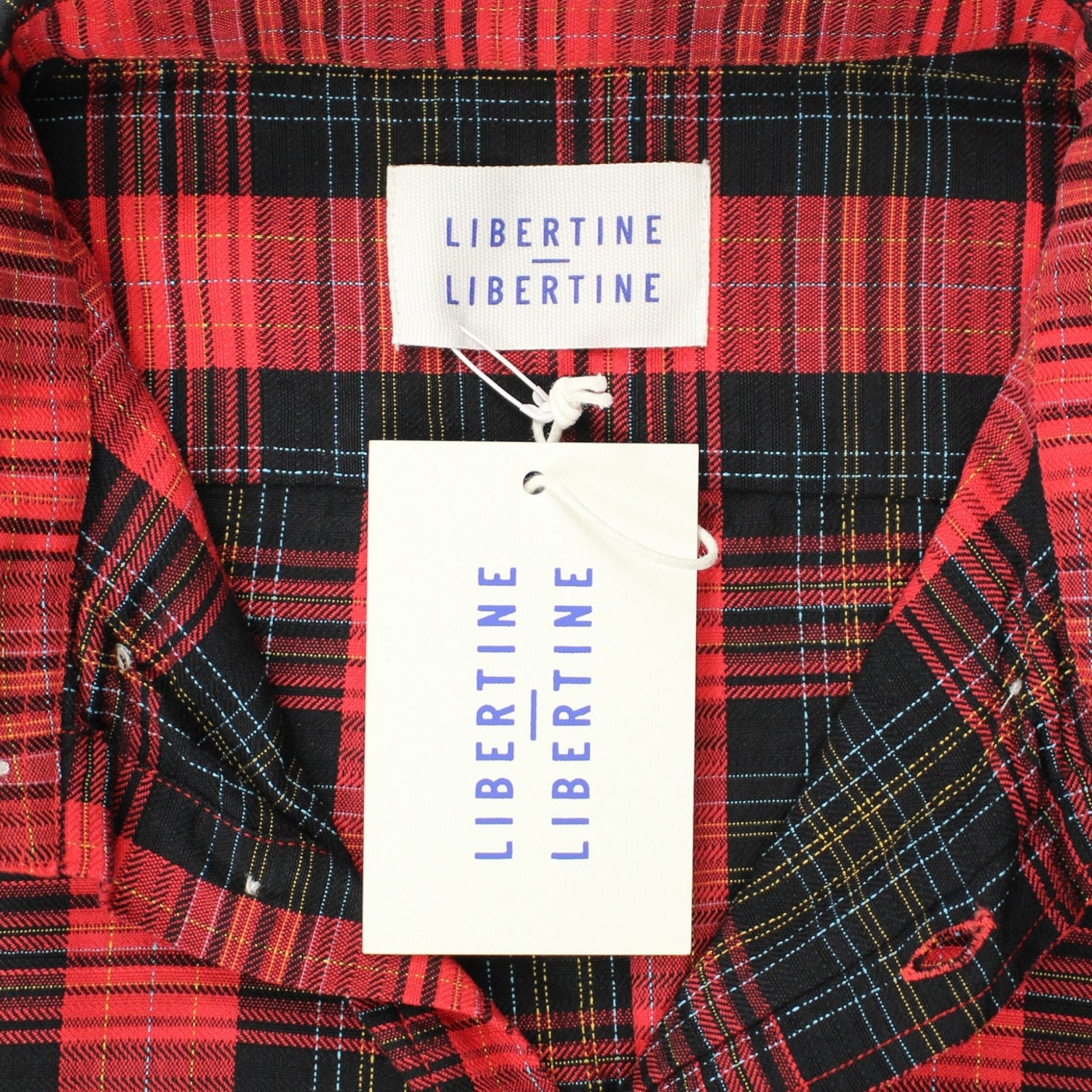 Libertine-Libertine Red Plaid "Hunter" Shirt
