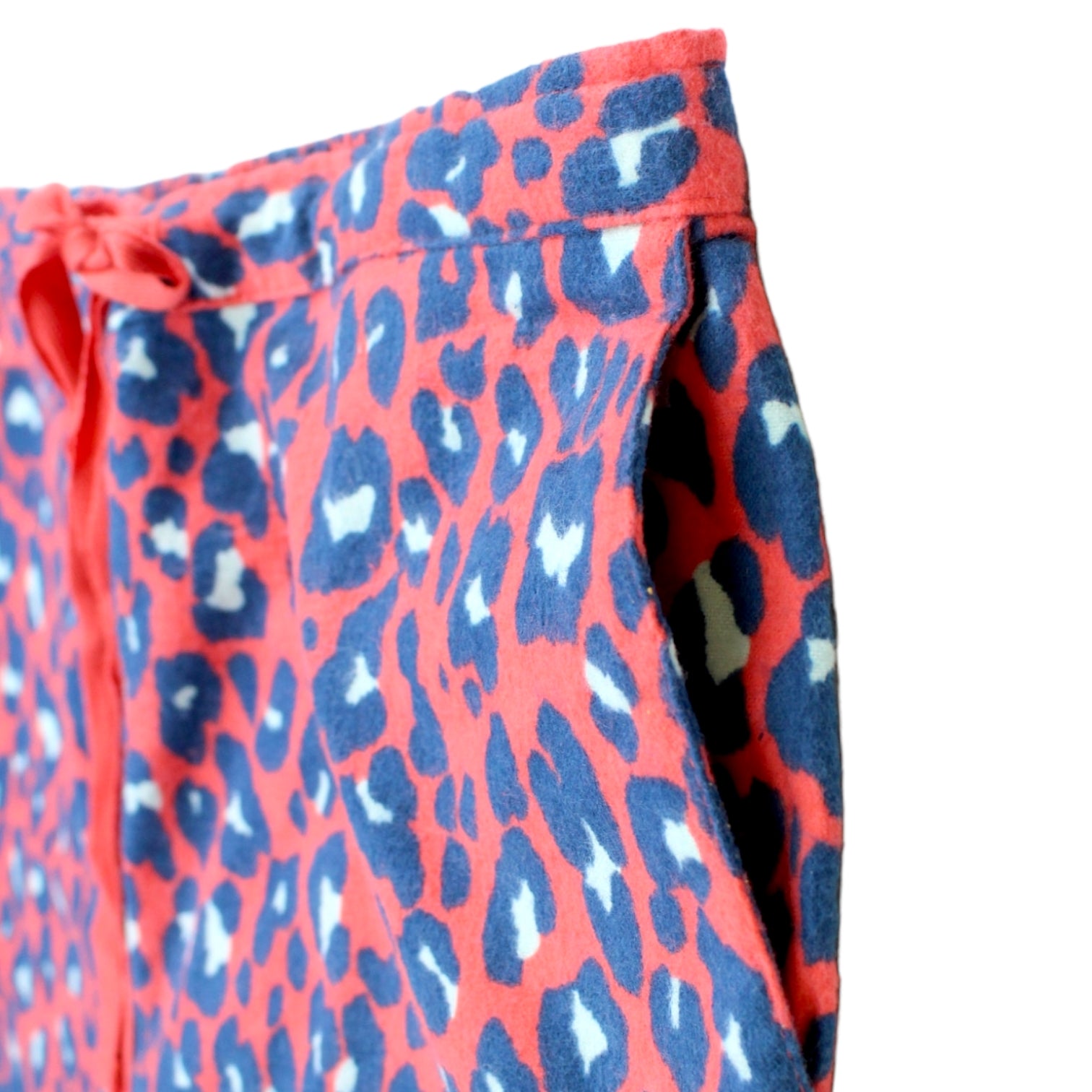 Hush Red Bright Leopard Flannel PJ Trousers