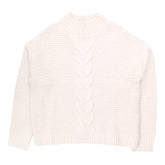 Hush Dusty Pink Gia Cable Knit Jumper
