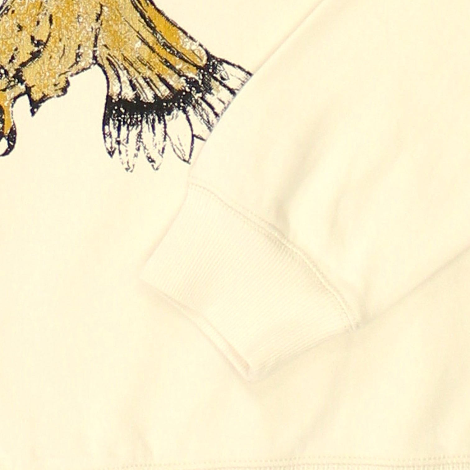 Hush Cream Eagle Foil Oversized Sweatshirt