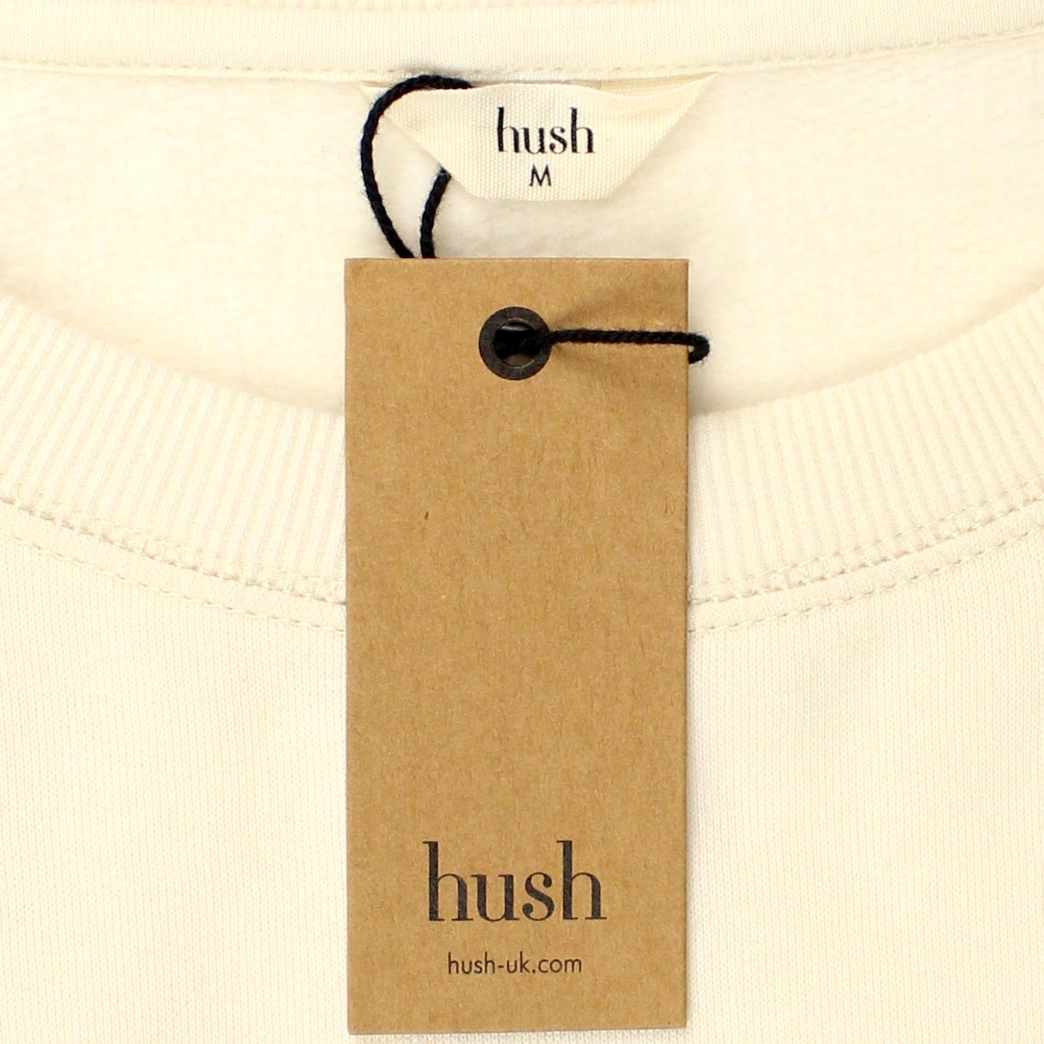 Hush Cream Eagle Foil Oversized Sweatshirt