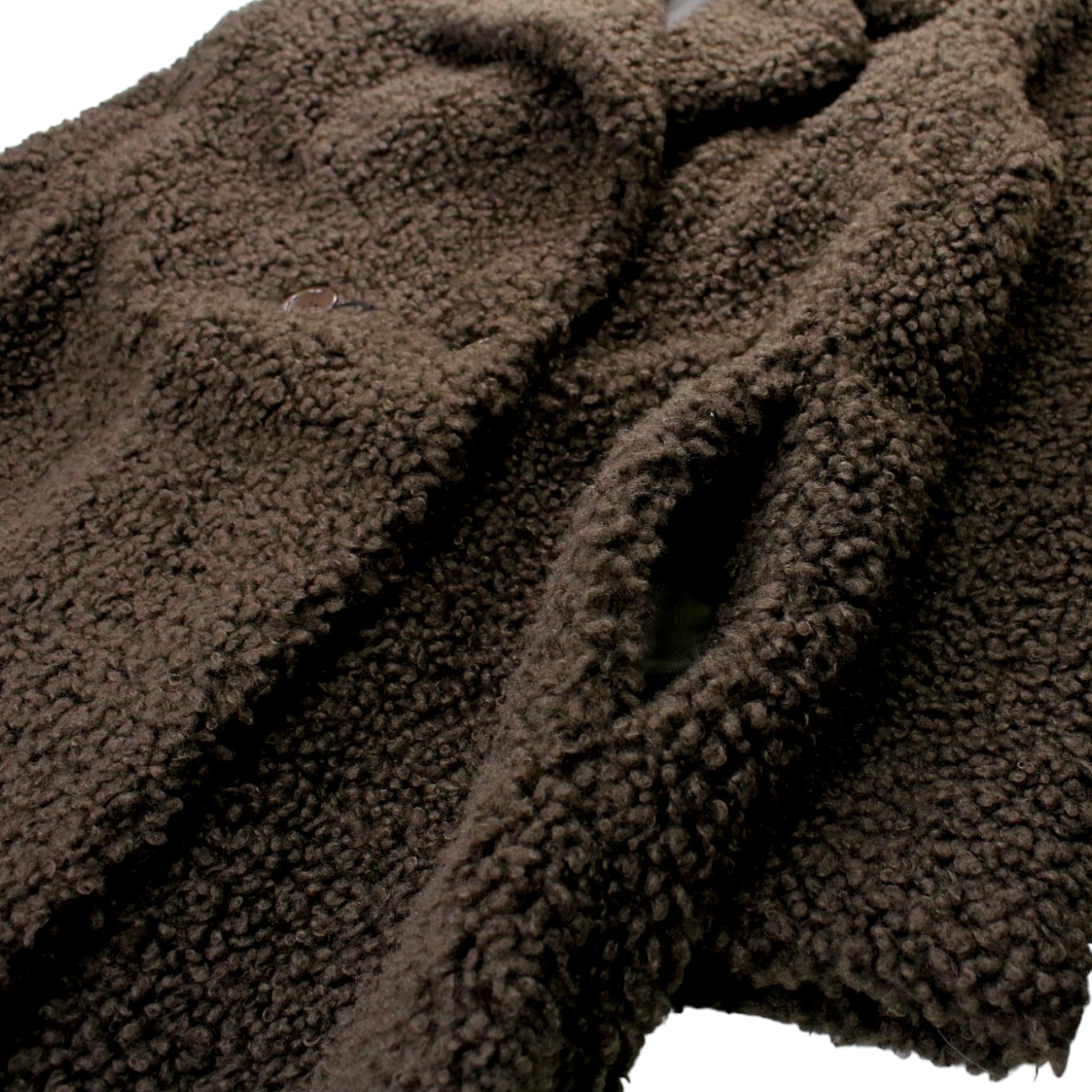 Hush Chocolate Oversized Teddy Coat