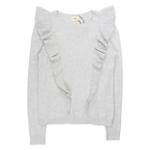 Hush Addy Grey Marl Frilled Jumper