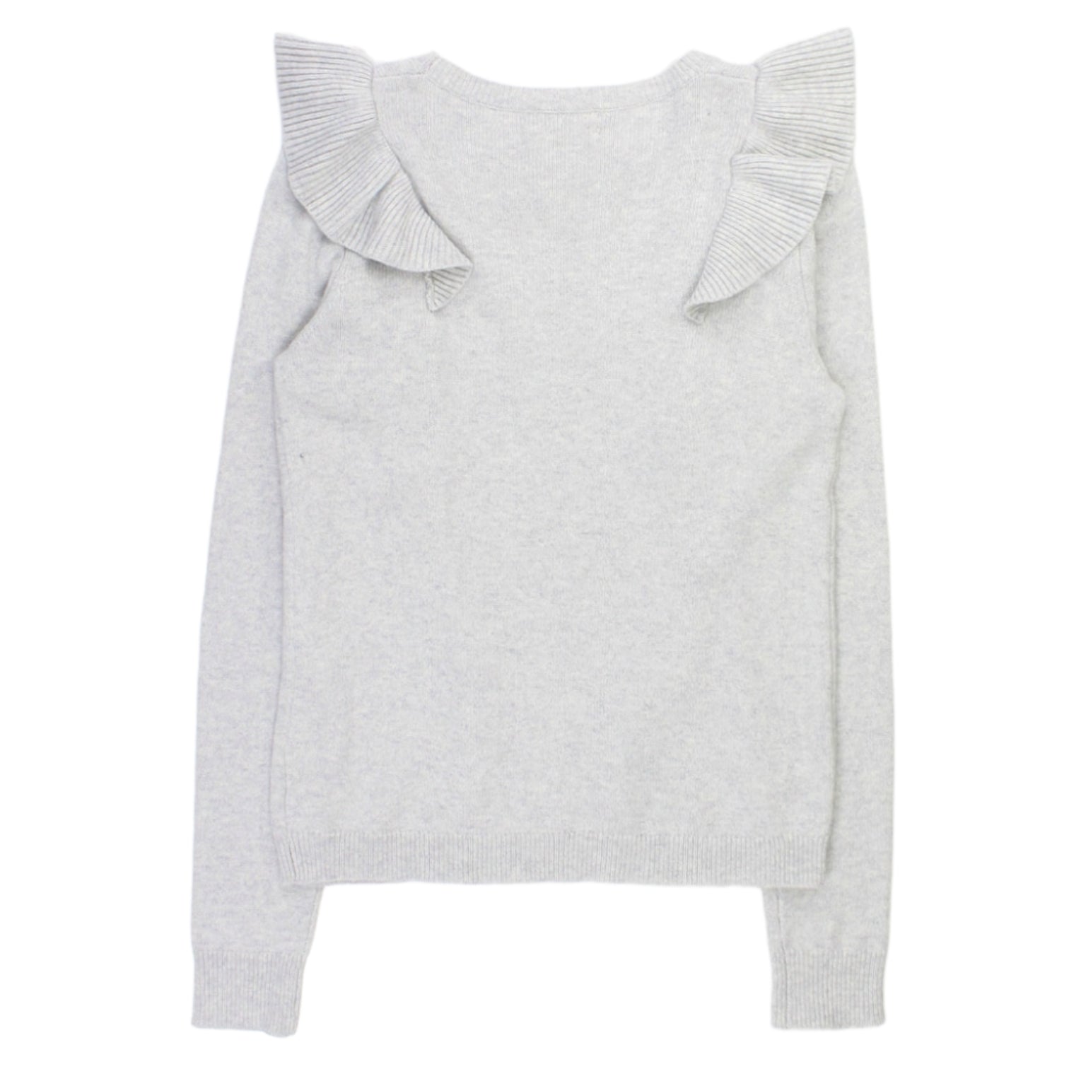 Hush Addy Grey Marl Frilled Jumper