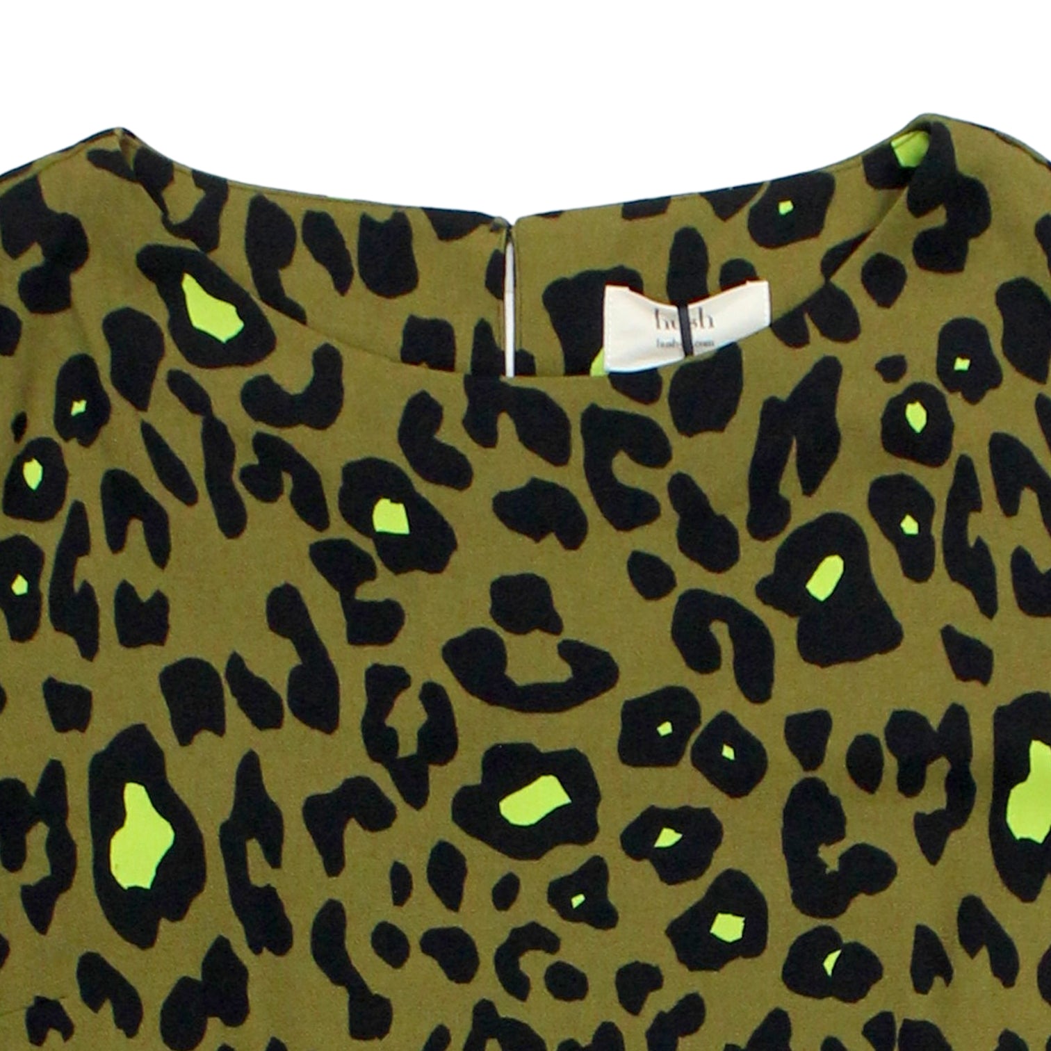 Hush Green Neon Leopard Dress