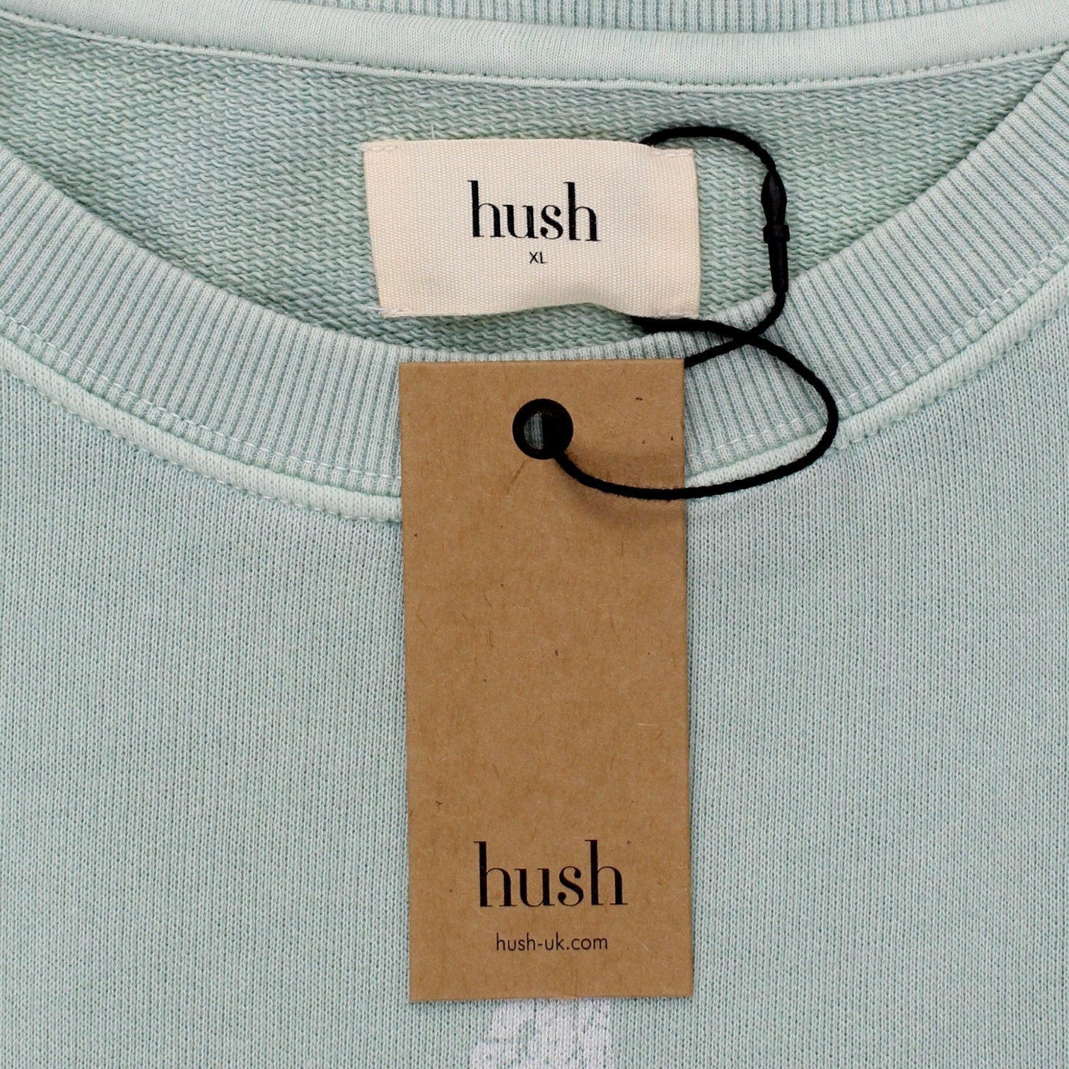 Hush Soft Green Crackle Star Oversized Sweat Top