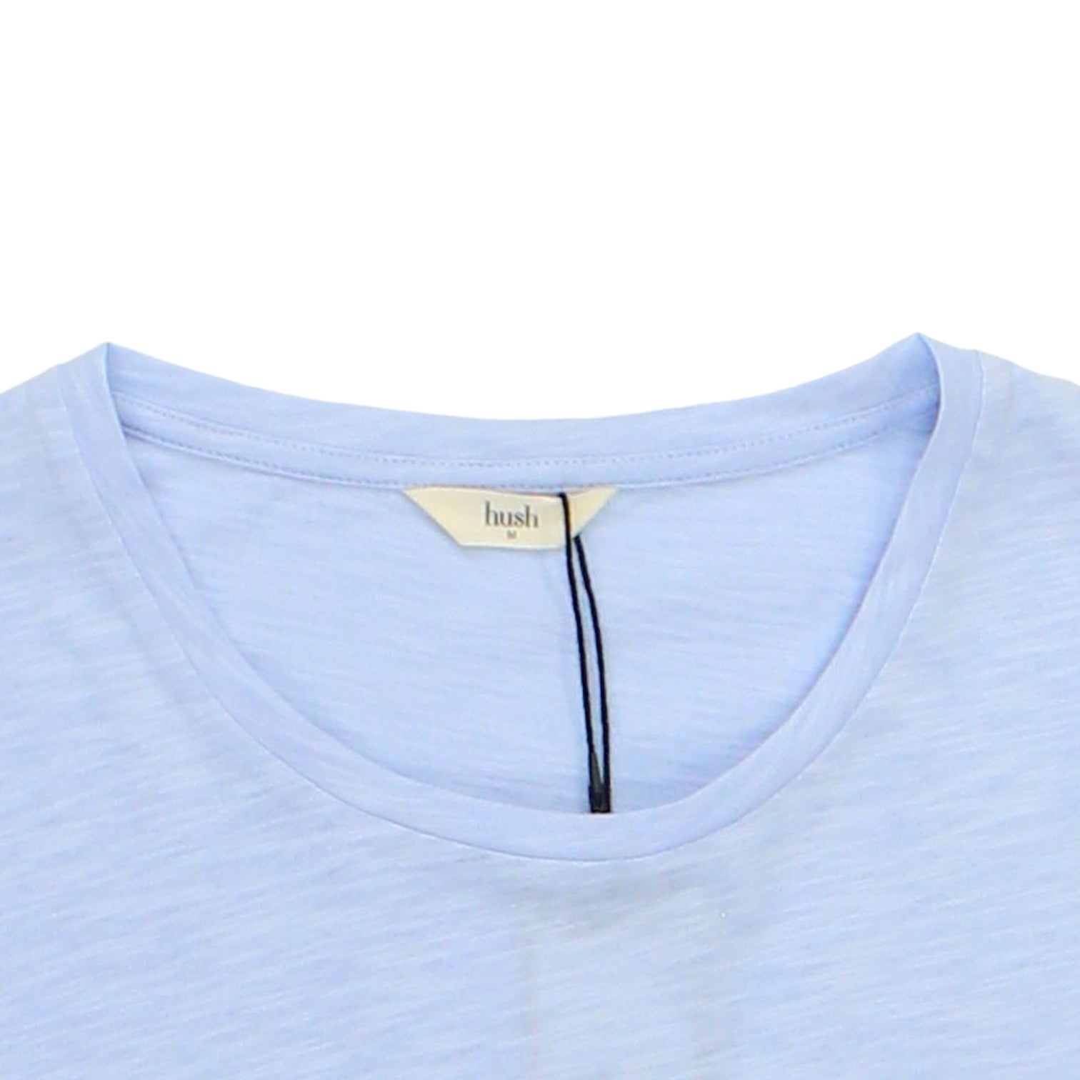 Hush Powder Blue Cotton Slub T-Shirt