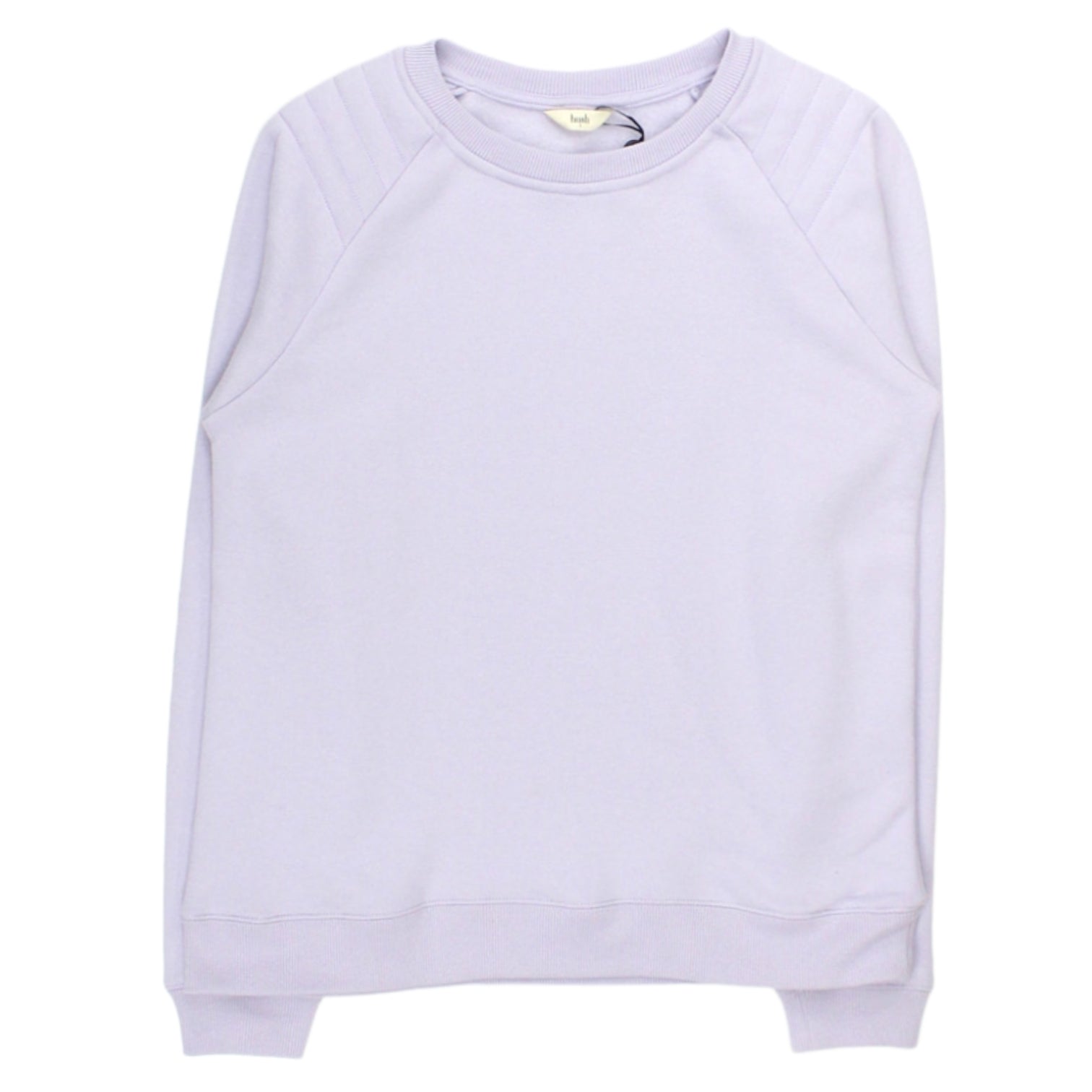 Hush Washed Lilac Biker Sweat Top