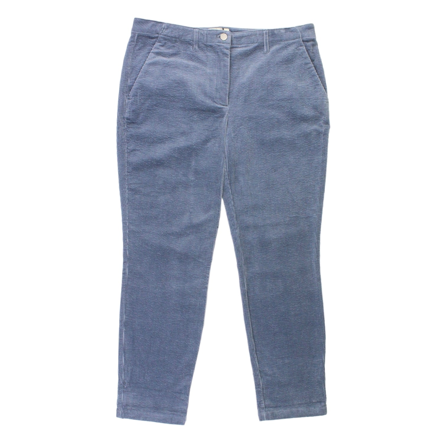 Hush Blue Corduroy Girlfriend Chinos
