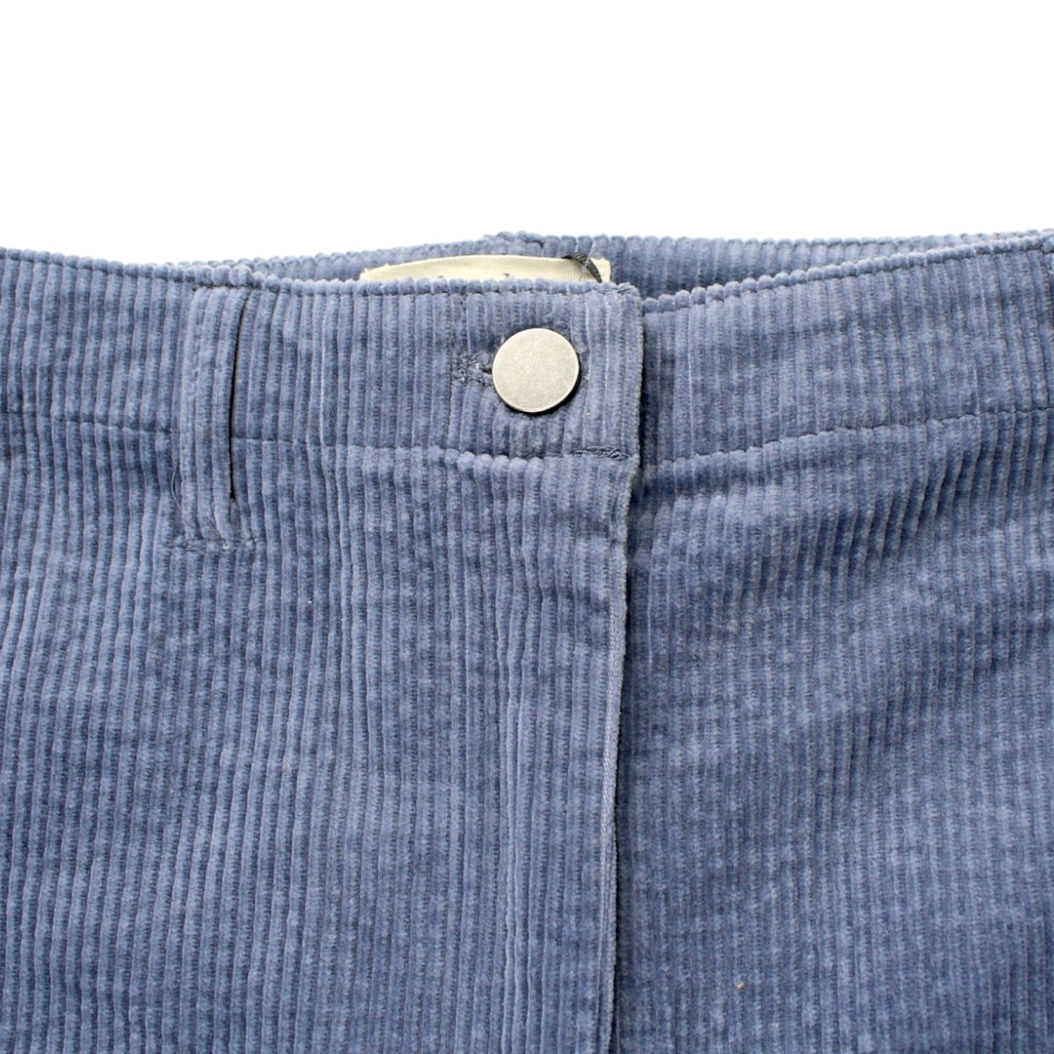 Hush Blue Corduroy Girlfriend Chinos