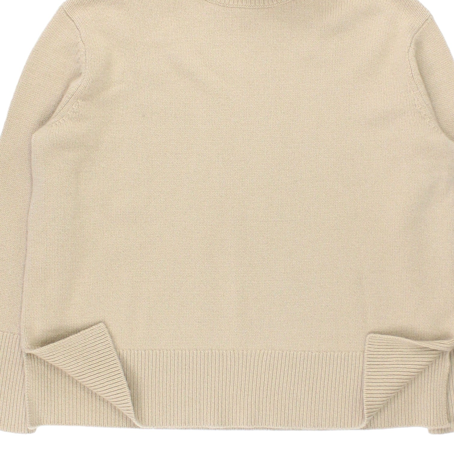 Hush Camel Chunky Cashmere Roll Neck Jumper