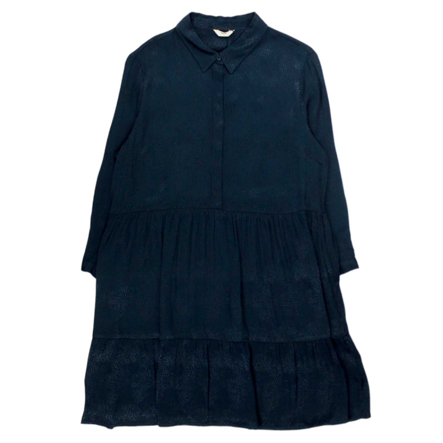 Hush Petrol Jacquard Shirt Dress