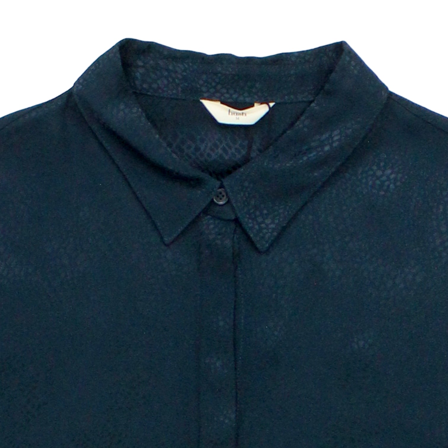 Hush Petrol Jacquard Shirt Dress