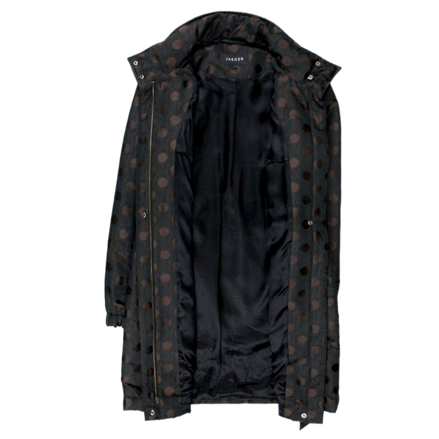 Jaeger Brown Jacquard Spot Coat
